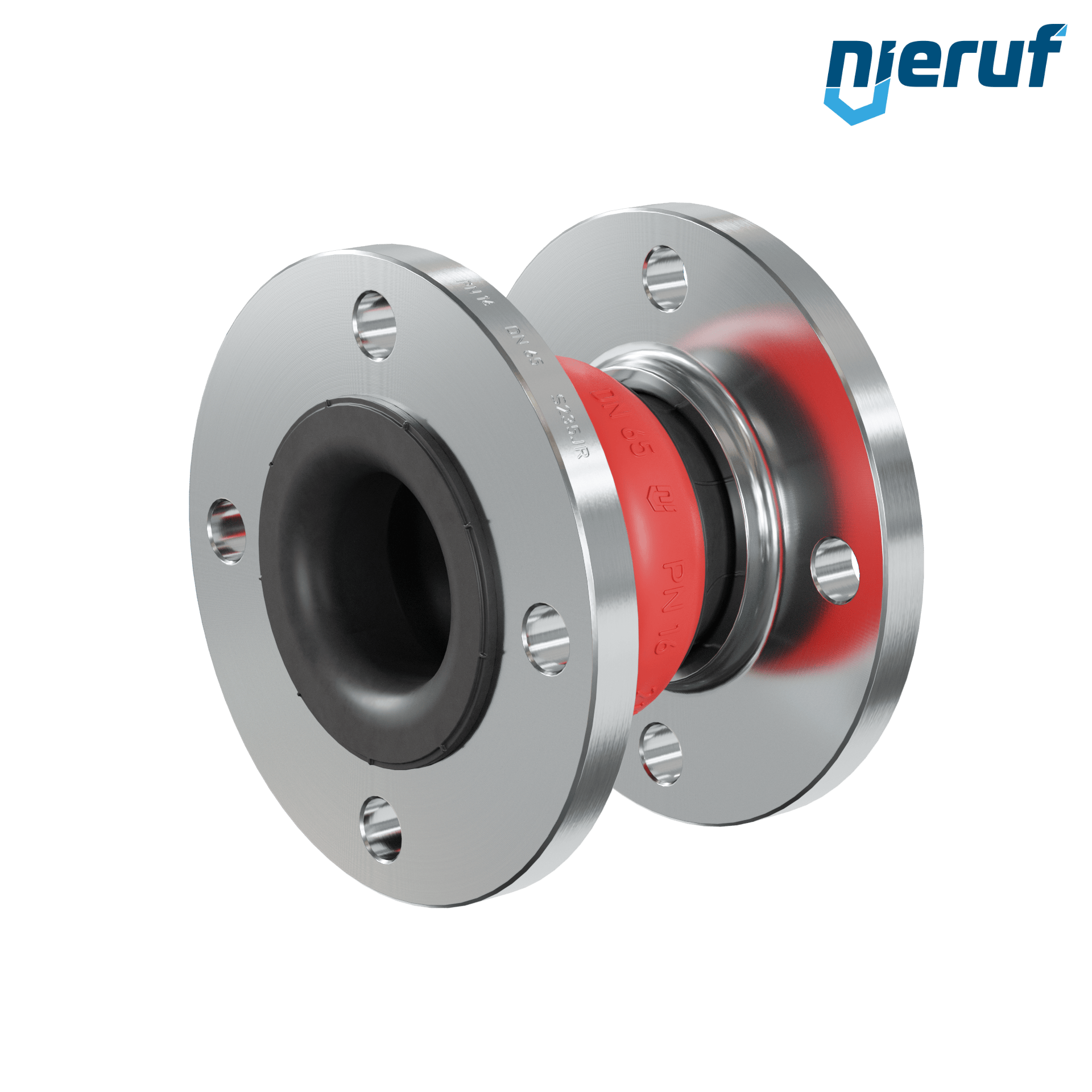 Compensatore DN65 tipo KP04 flange acciaio, manicotto EPDM
