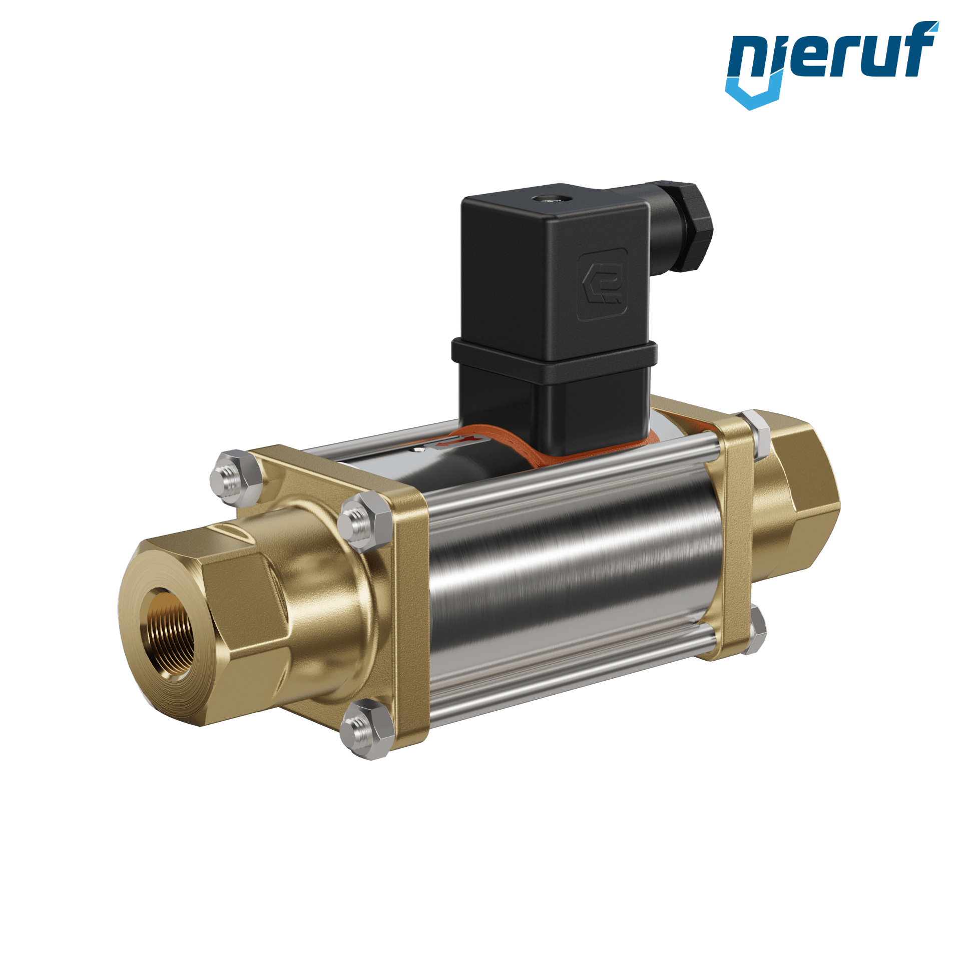 valvola coassiale 3/8" pollici filettatura interna - DN10 ottone 230V AC NC - per applicazione con acqua
