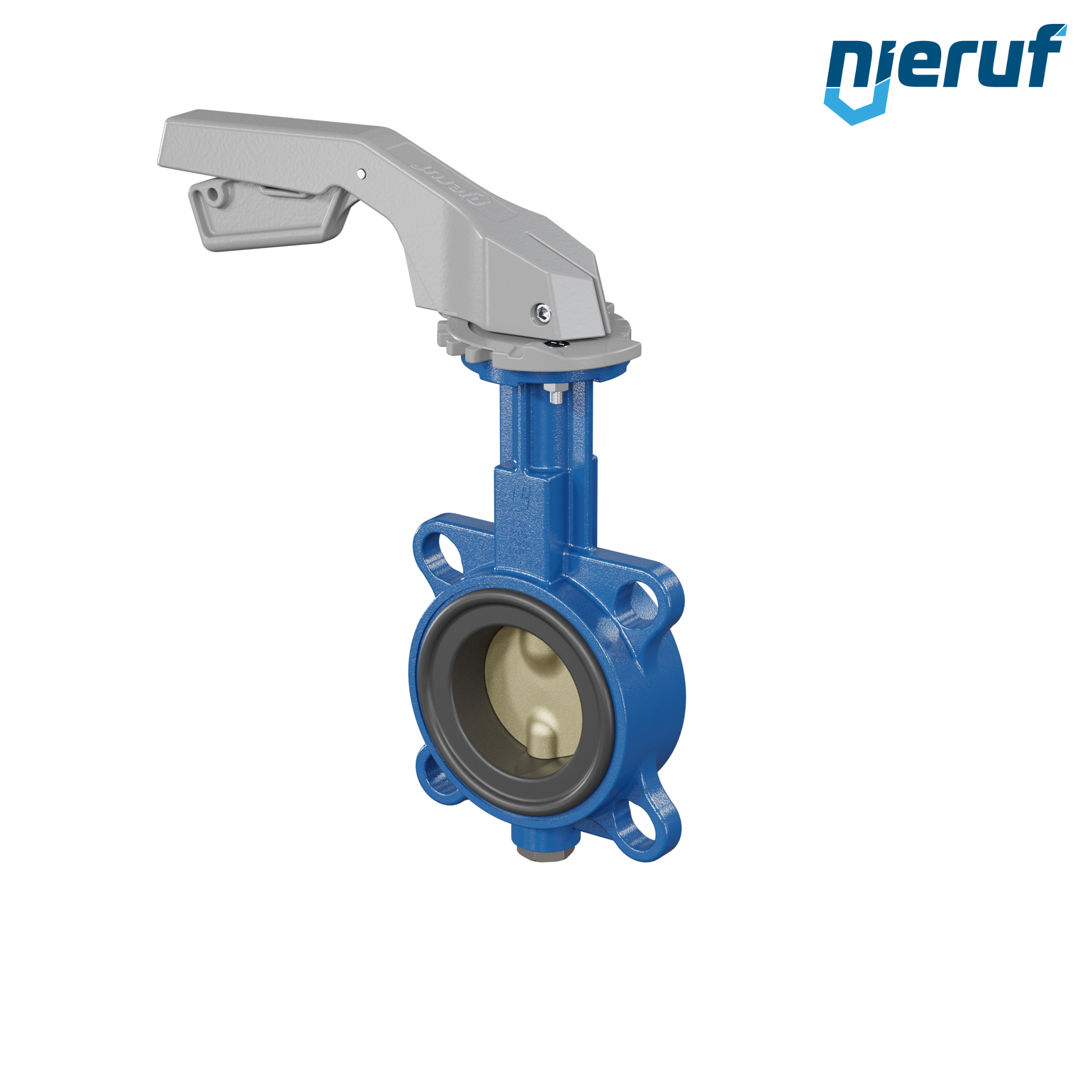 valvola a farfalla per l'acqua di mare DN 65 PN6-PN10-PN16 & ANSI150 AK15 leva a mano