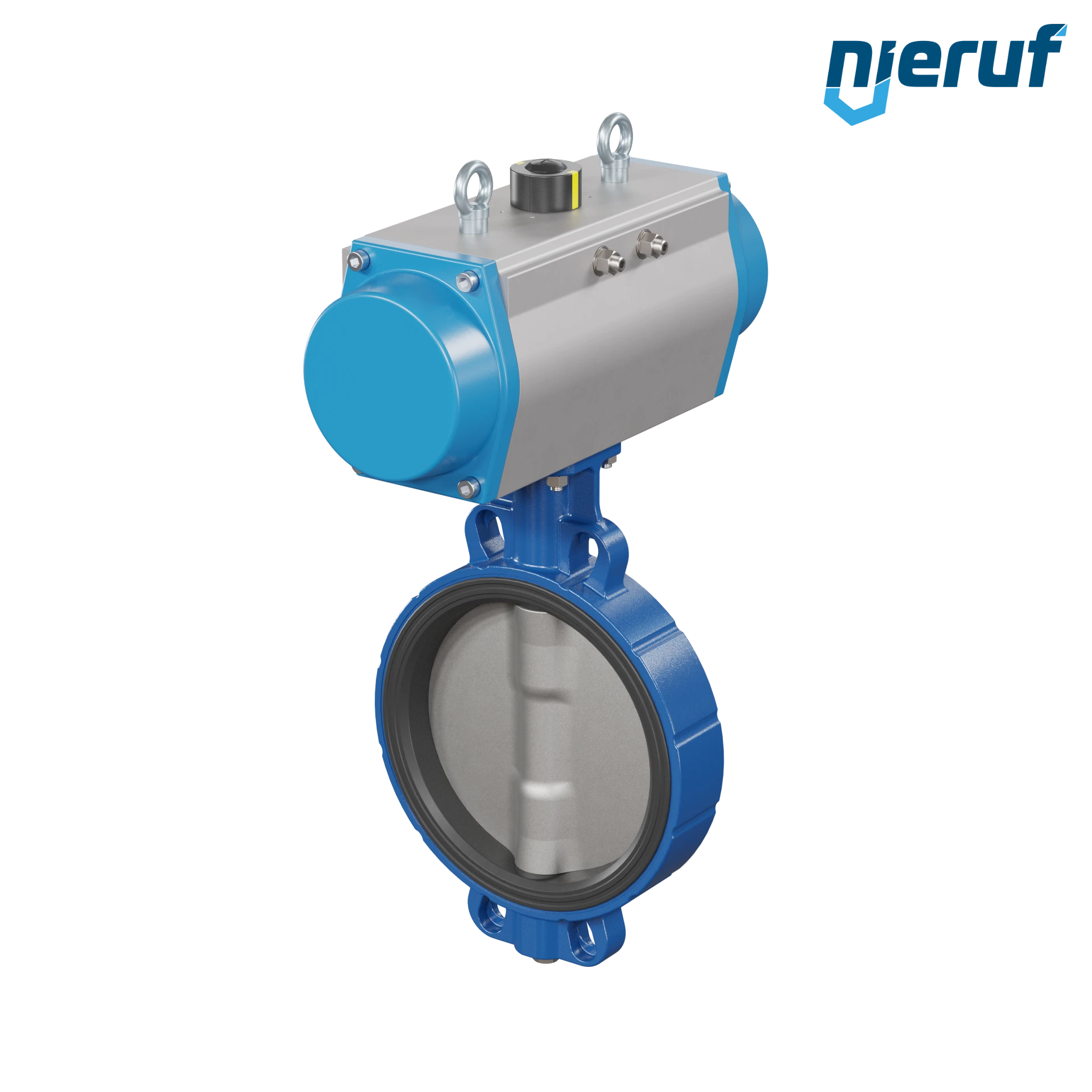 Butterfly valve DN 250 AK01 EPDM high temperature & FDA pneumatic actuator single acting normally closed