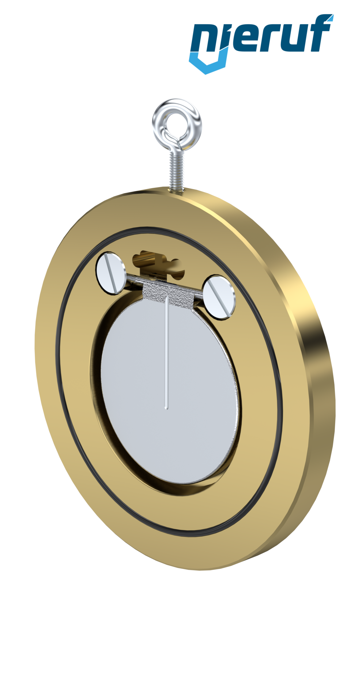 Zwischenflansch-Rückschlagklappe DN80 ZR09 Alubronze 2.0975 FKM