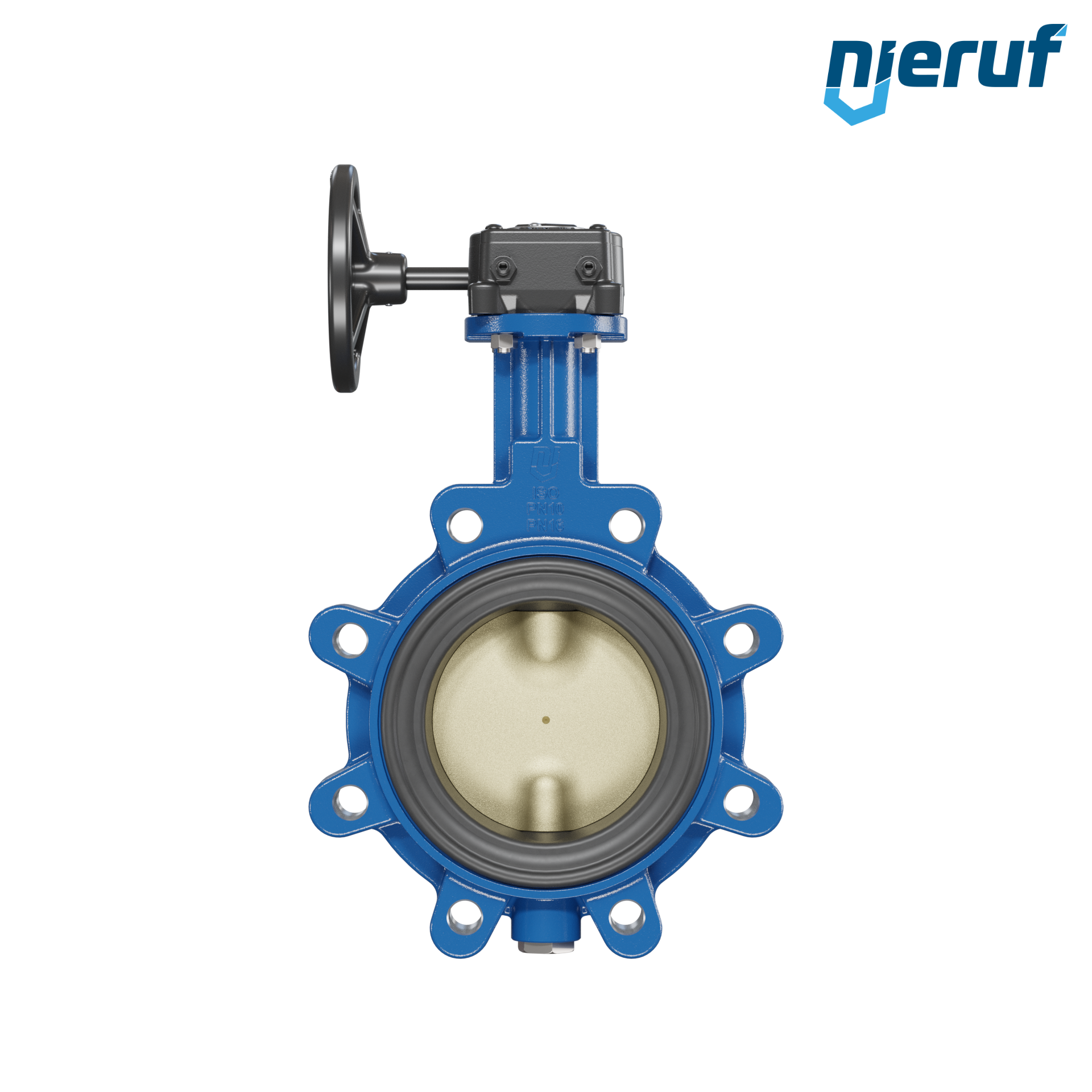 valvola a farfalla per l'acqua di mare DN 100 PN10-PN16 AK16 volantino