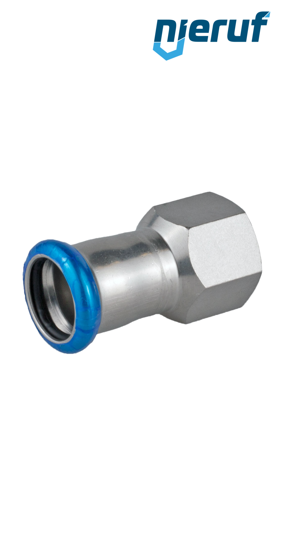Manguito de transición Pressfitting H DN32 - 35,0 mm rosca hembra 1" Acero inoxidable