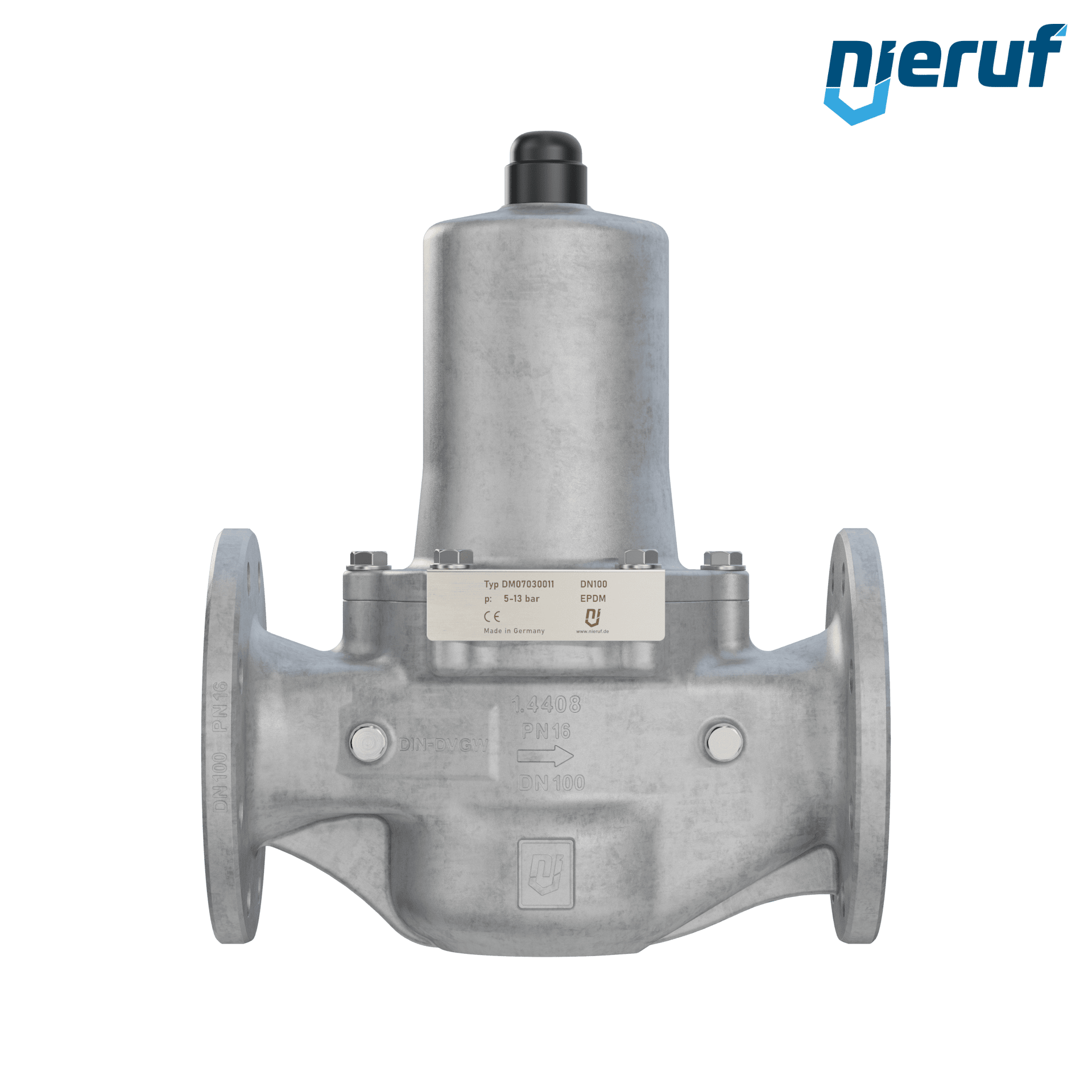 riduttore di pressione flangiato DN 100 PN16 DM07 acciaio inossidabile EPDM 5.0 - 13.0 bar