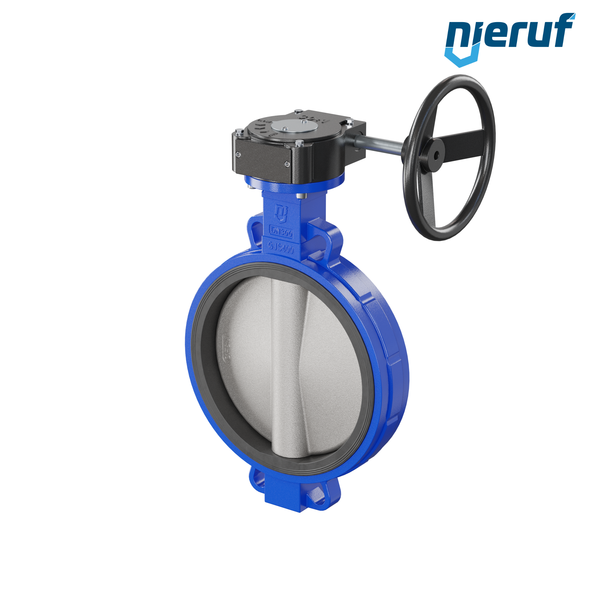 valvola a farfalla DN 300  PN16 AK05 NBR volantino