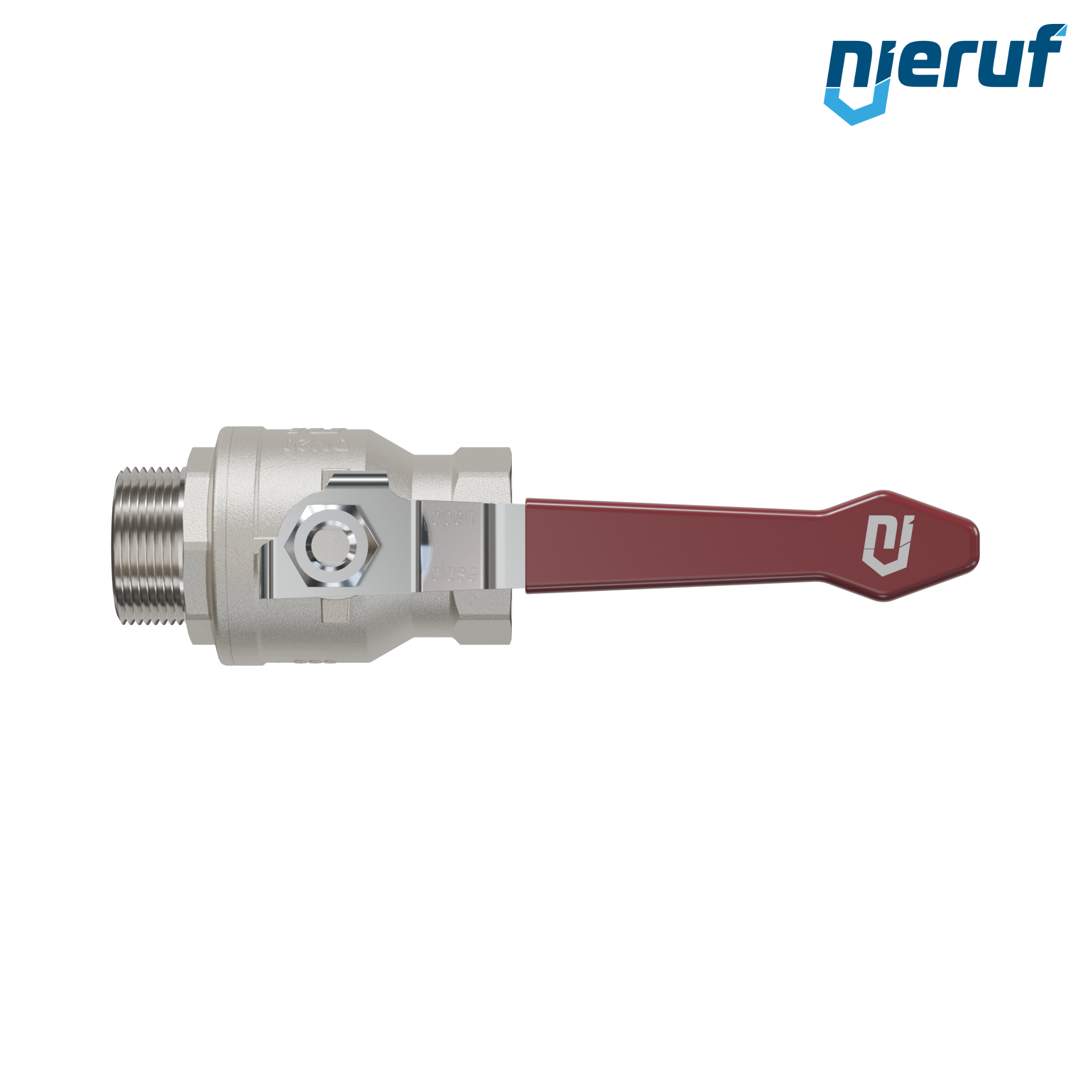 valvola a sfera a 2 vie DN20 - 3/4" pollici GK01 filettatura F x M