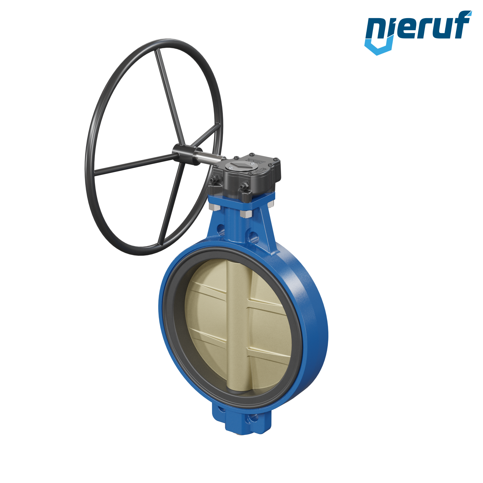 valvola a farfalla per l'acqua di mare DN 400 PN10-PN16 AK15 volantino