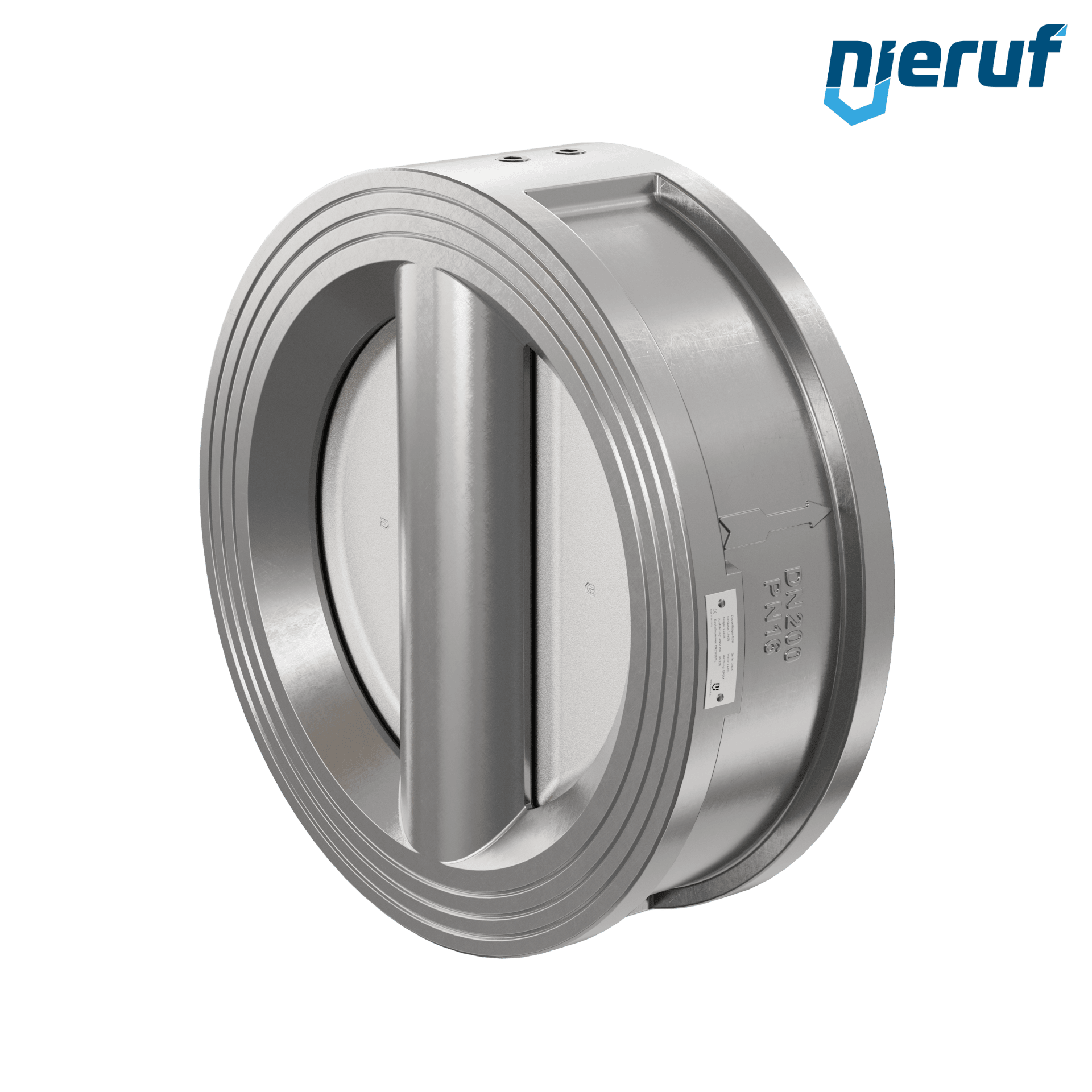 valvola di ritegno a doppio battente DN200 ANSI150 DR03 ANSI 150 acciaio inossidabile 1.4408 EPDM