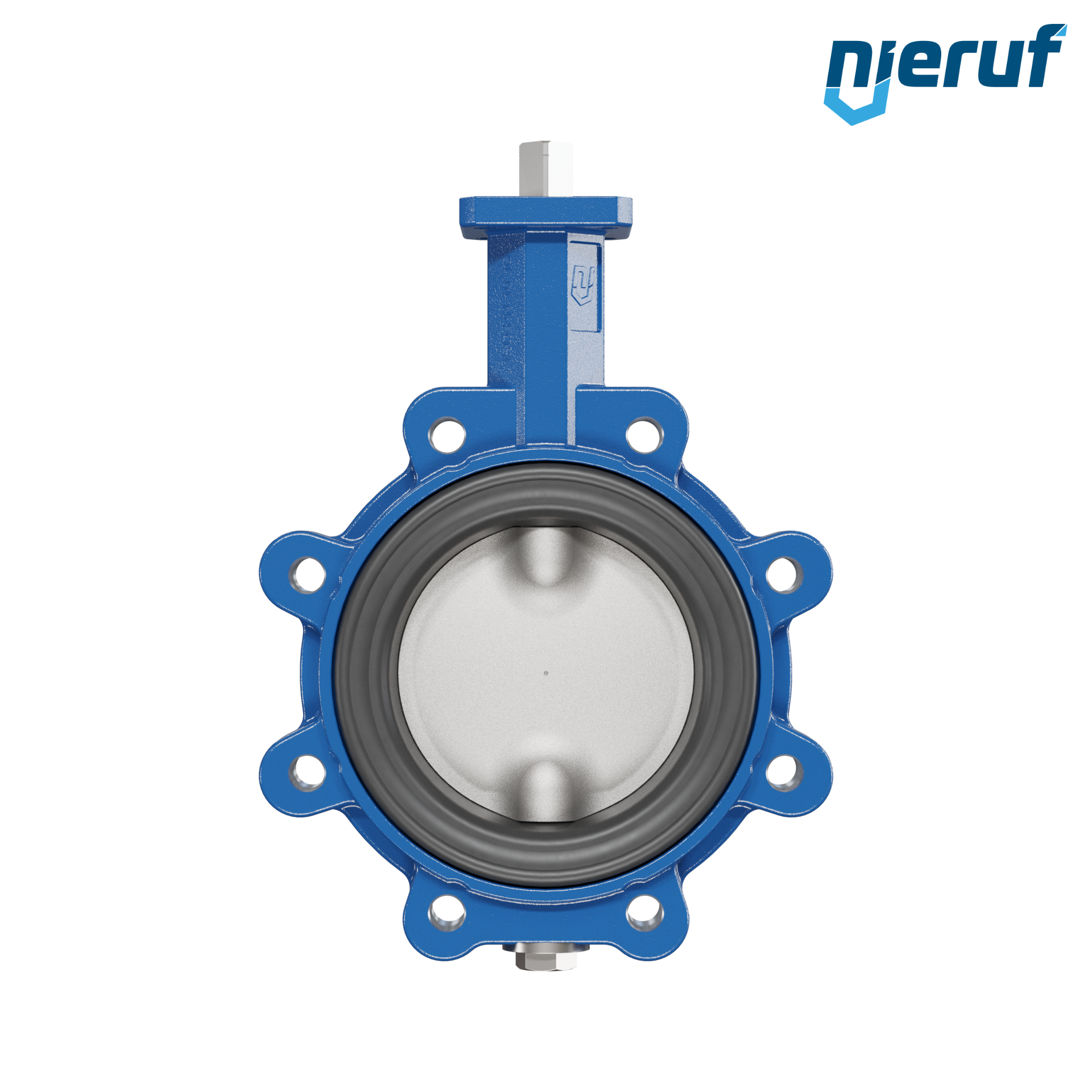 Butterfly valve AK02 DN 125 PN10-PN16 DVGW-gas without lever