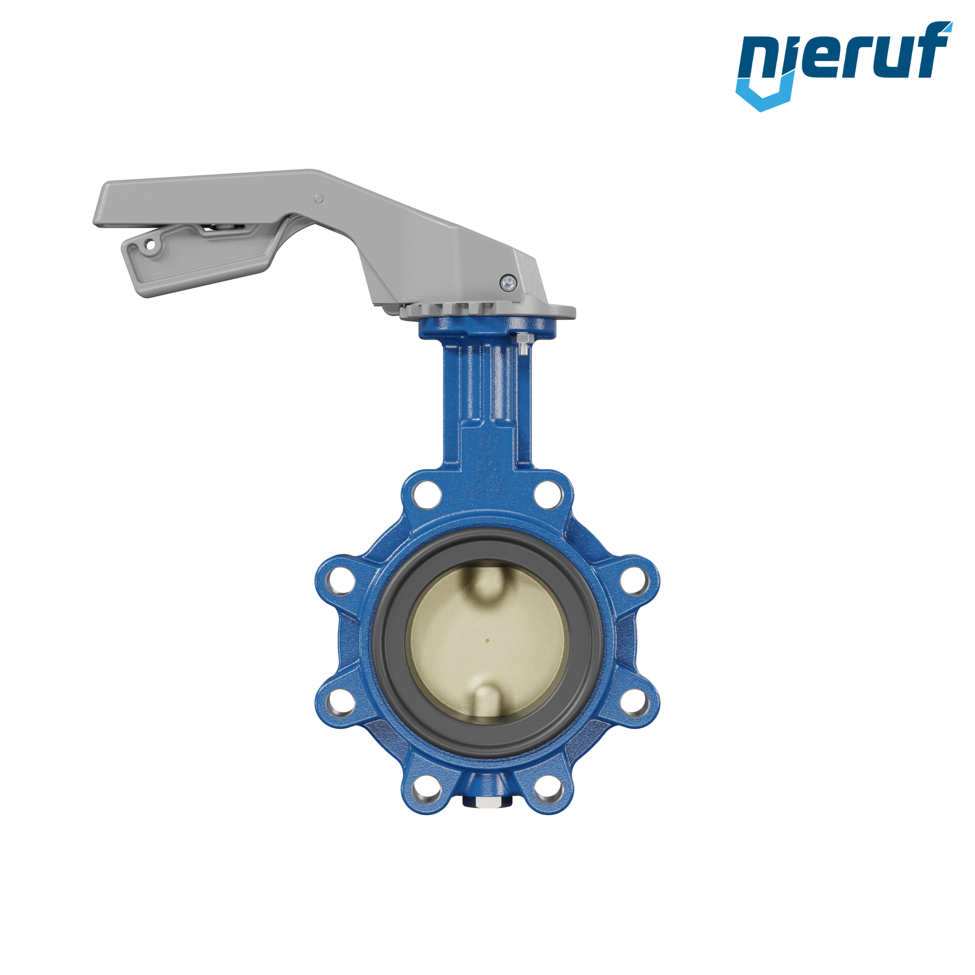 valvola a farfalla per l'acqua di mare DN 80 PN10-PN16 AK16 leva a mano