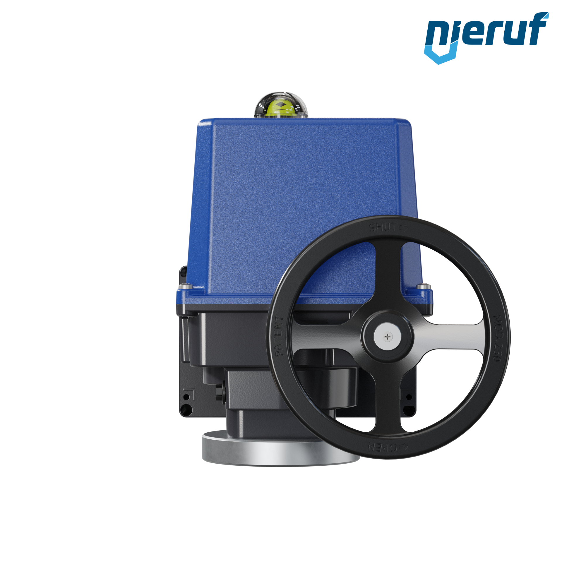 Attuatore elettrico da 1/4 di giro AN03 PSQ1503AMS13 con protezione contro le interruzioni di corrente - 360-575V AC 1500Nm IP67 ISO 5211 F14
