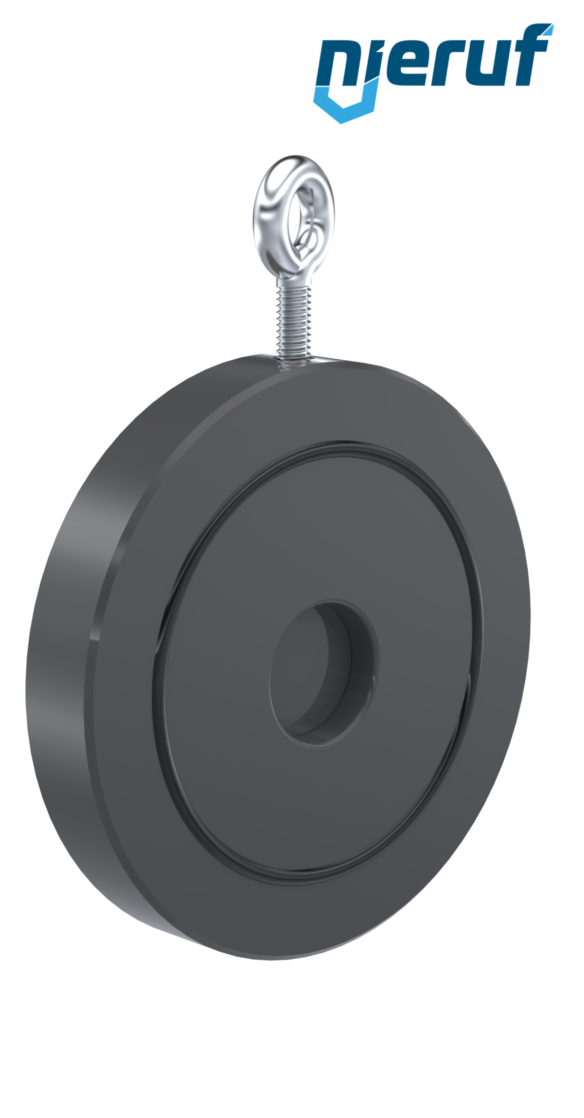 Zwischenflansch-Rückschlagklappe DN40 ZR05 Kunststoff PVC-U FKM (Viton)