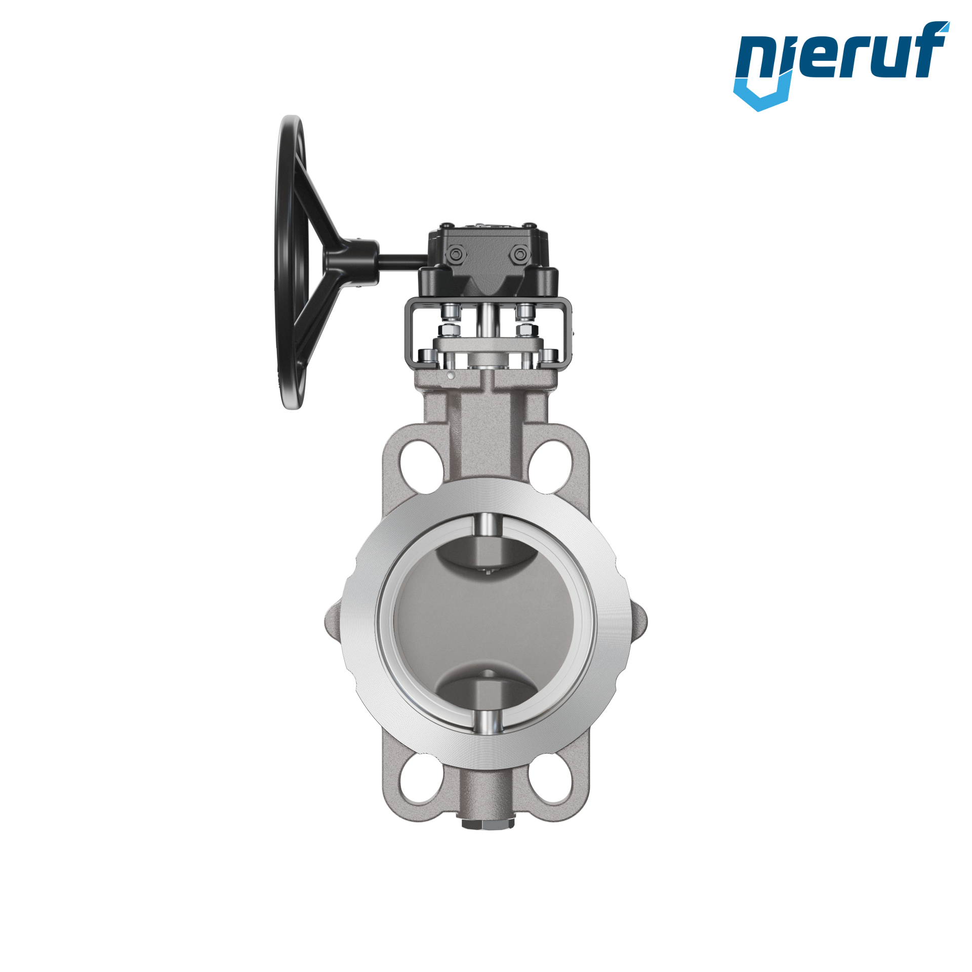 valvola a farfalla triplo eccentrico acciaio inox AK13 DN 125 PN10-40 ANSI150-300 volantino