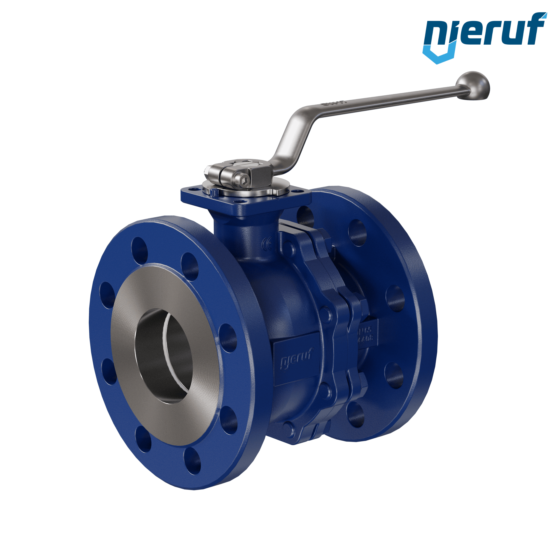 valvola a sfera flangiata per alte temperature FK12 DN65 PN40 in acciaio fuso 1.0619 fino a +25