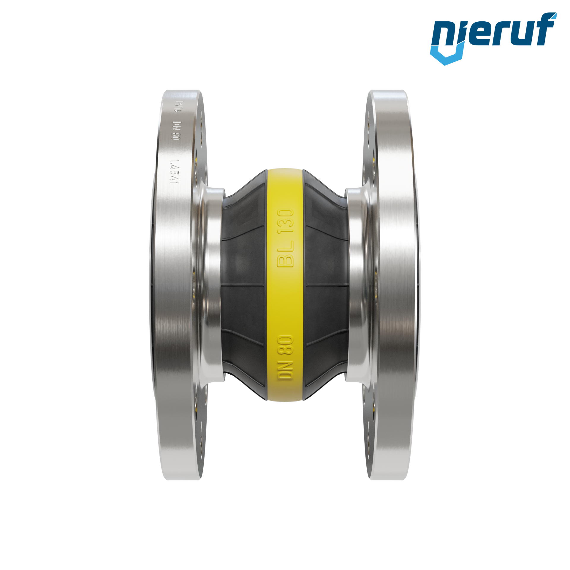Compensatore rivestimento in PTFE DN80 versione KP04 flange in acciaio inox NBR