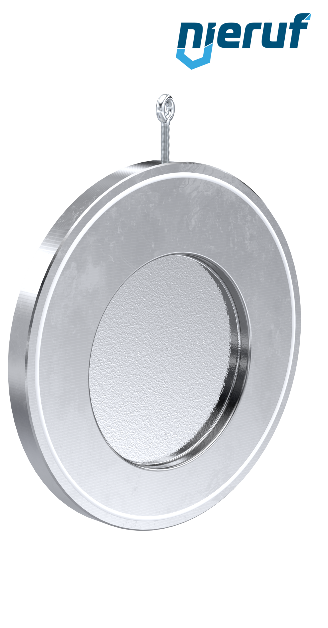 Zwischenflansch-Rückschlagklappe DN250 ZR01 ANSI 150 Stahl 1.0460, verzinkt PTFE