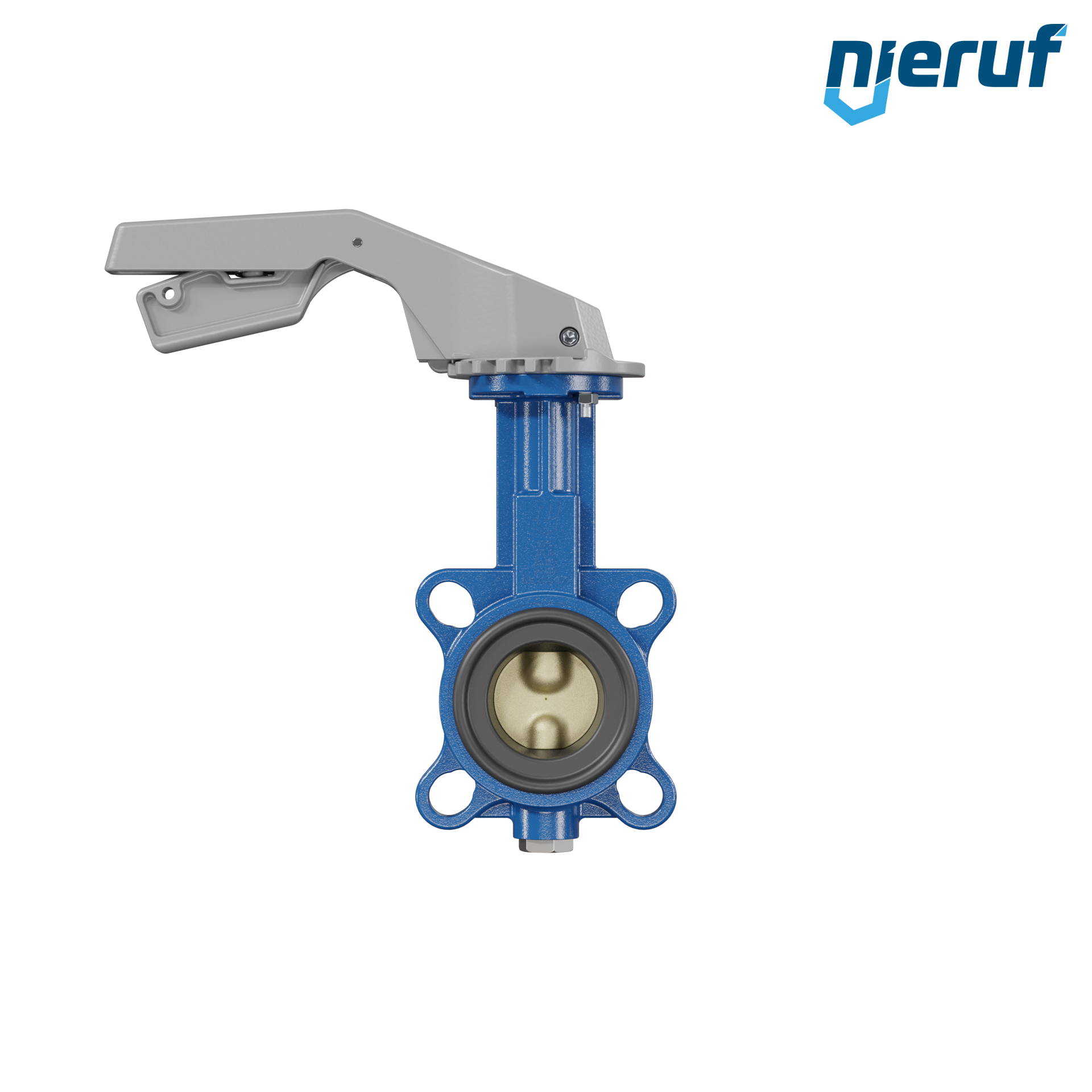 valvola a farfalla per l'acqua di mare DN 50 PN6-PN10-PN16 & ANSI150 AK15 leva a mano
