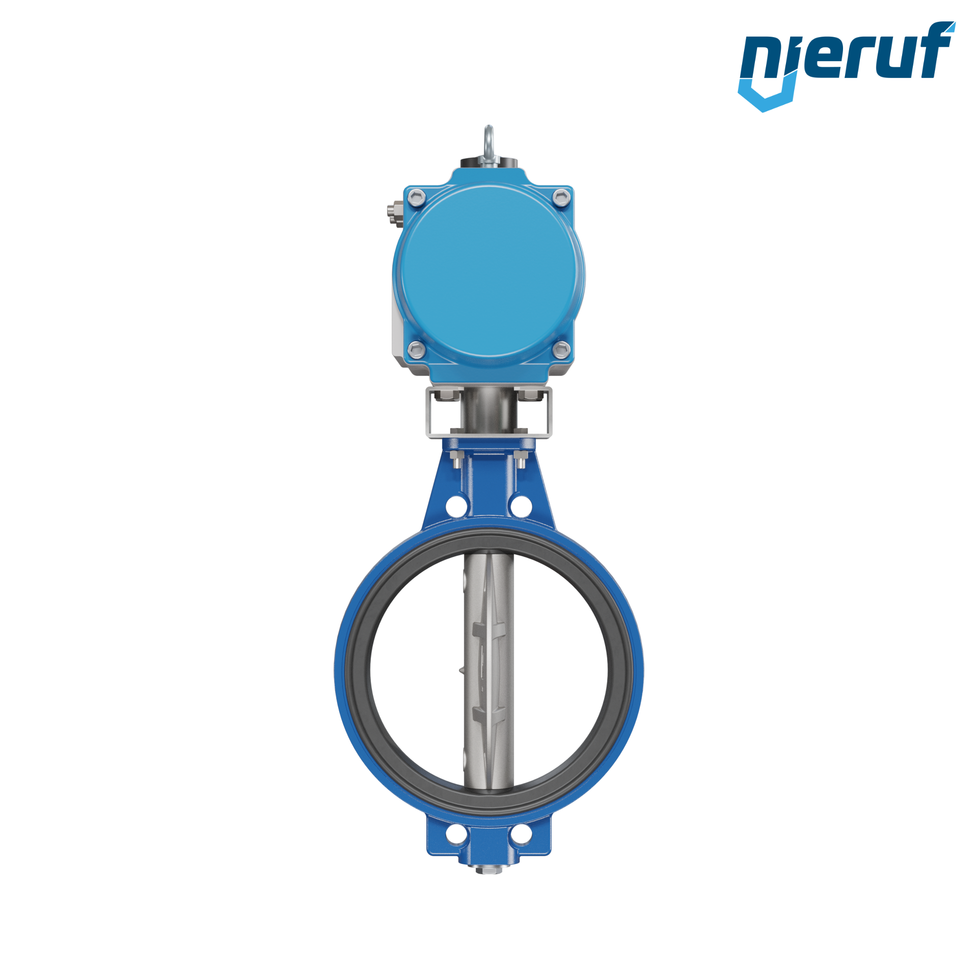 Butterfly valve DN 350 AK01 EPDM DVGW drinking water, WRAS, ACS, W270 pneumatic actuator single acting normally open