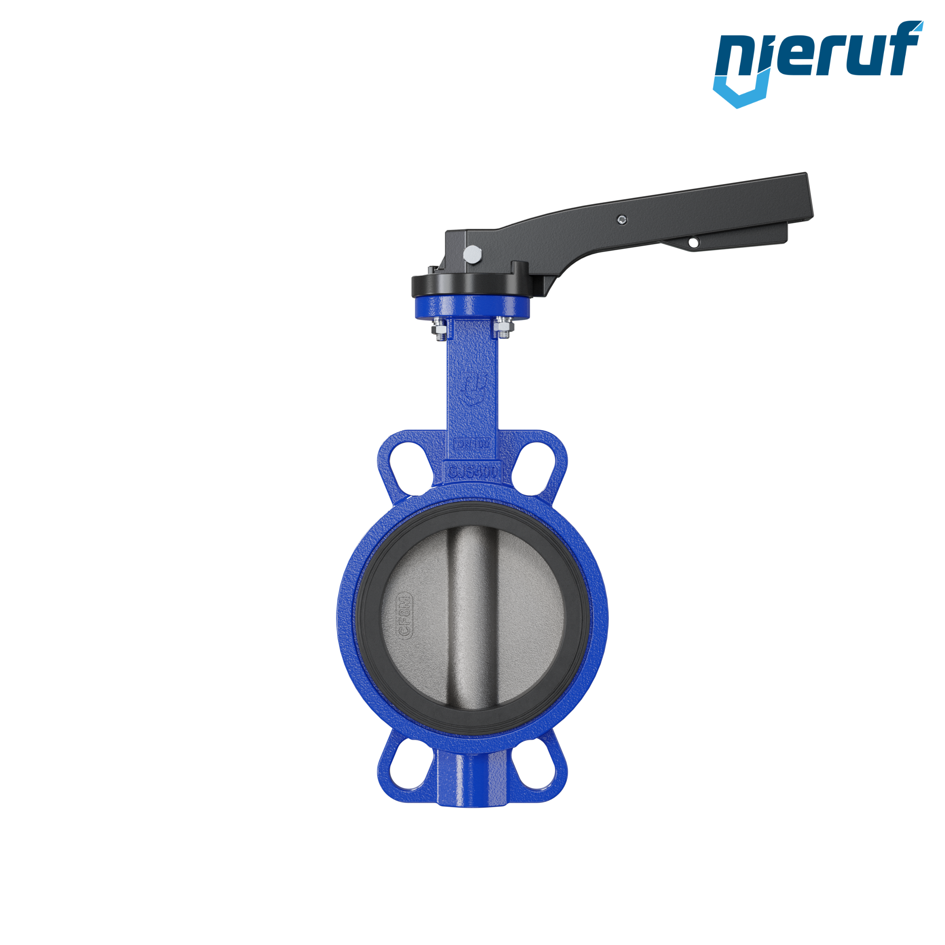 valvola a farfalla DN 100 PN16 AK05 NBR leva