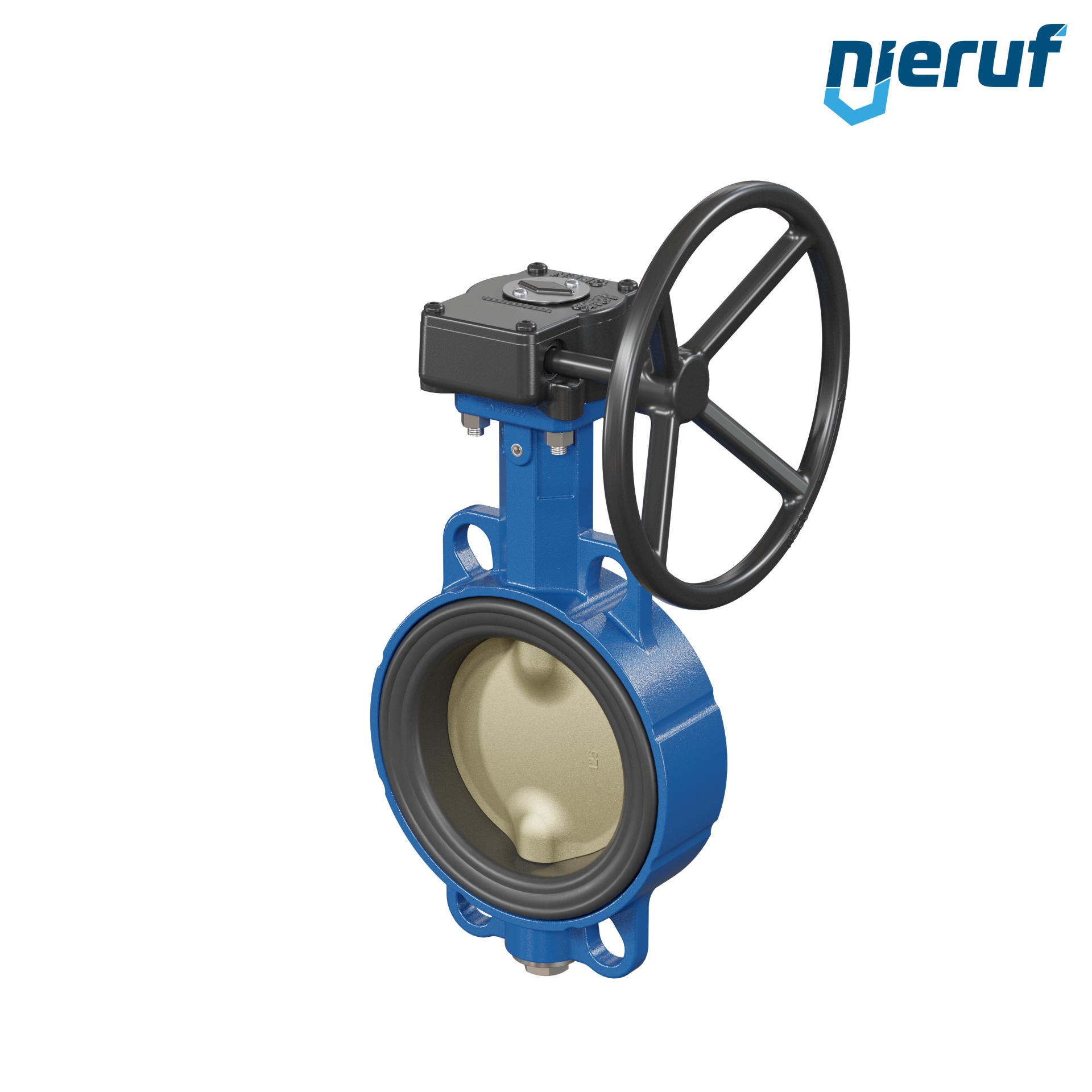 valvola a farfalla per l'acqua di mare DN 125 PN6-PN10-PN16 & ANSI150 AK15 volantino