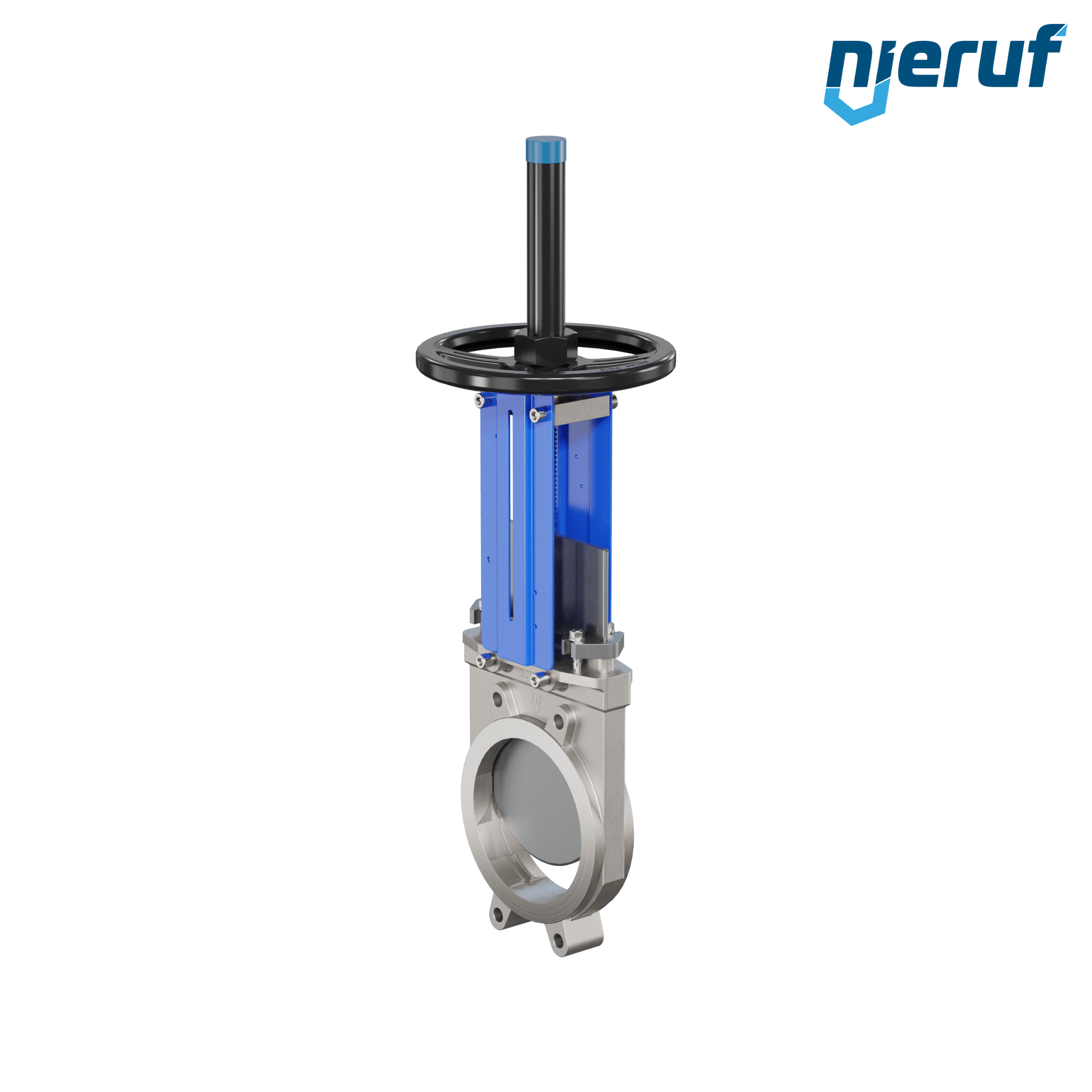 valvola a ghigliottina DN 200 SR03 EPDM manovella / volante