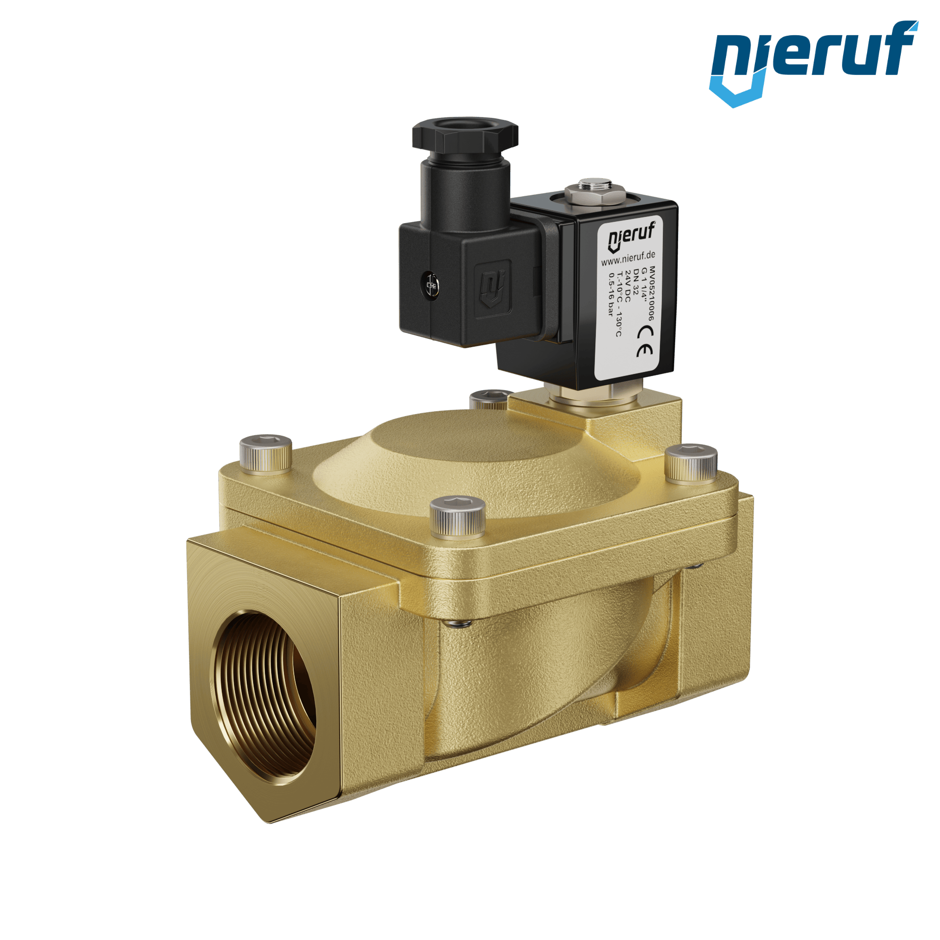 électrovanne G 1 1/4" pouce laiton MV05 EPDM 24V DC