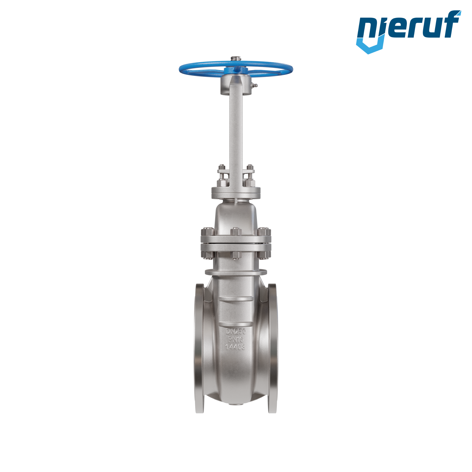 Valvola a saracinesca a corpo piatto in acciaio inox AISI 316 AS03 DN250 PN10