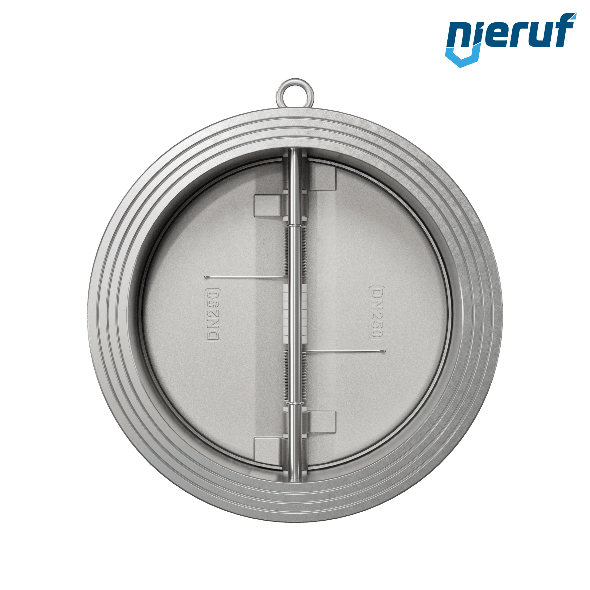 valvola di ritegno a doppio battente DN250 DR03 acciaio inossidabile 1.4408 NBR