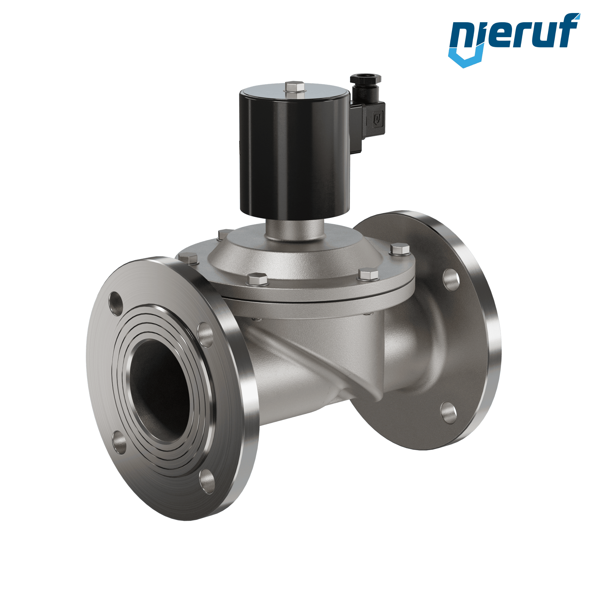 elettrovalvola flangiataDN80 acciaio inossidabile FV01 FKM 24V DC
