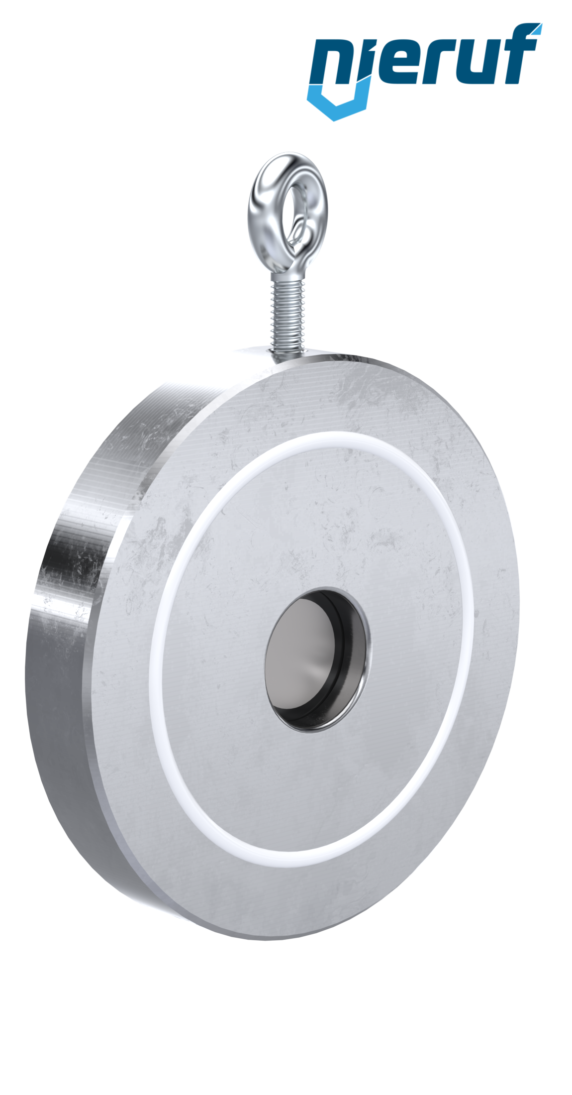 Zwischenflansch-Rückschlagklappe DN40 ZR01 ANSI 150 Stahl 1.0460, verzinkt PTFE