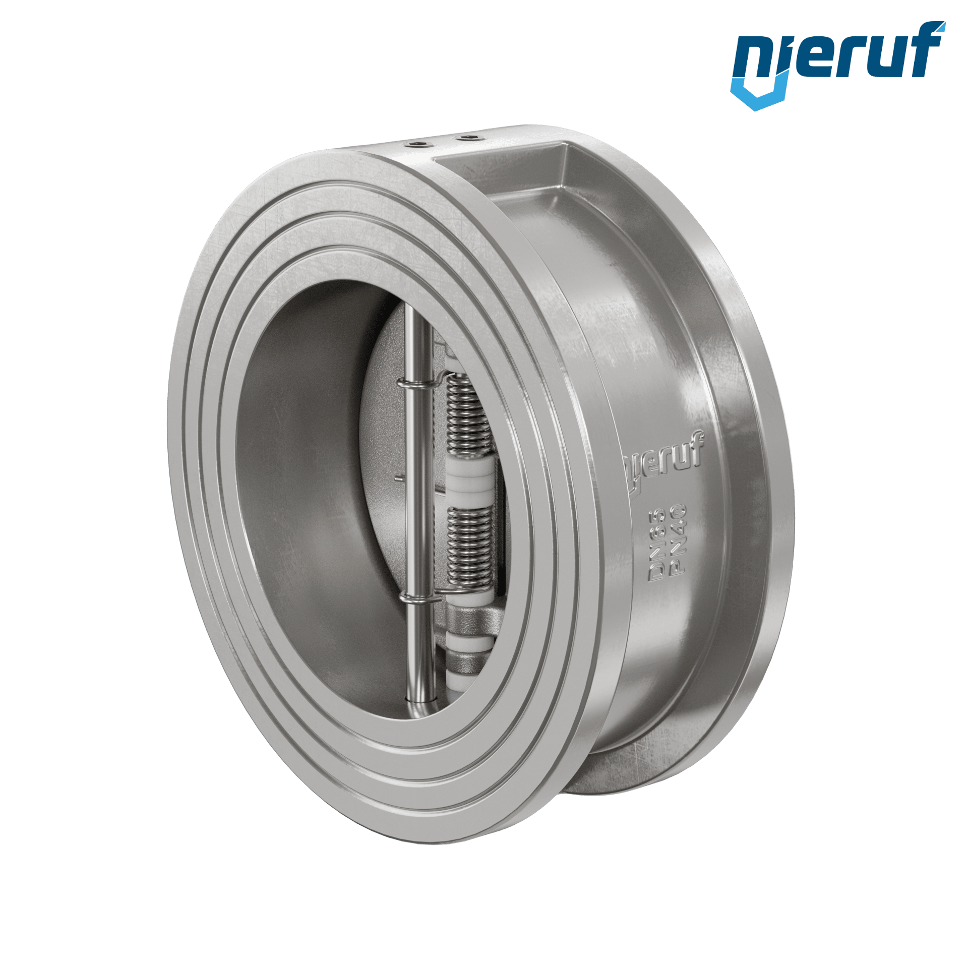 valvola di ritegno a doppio battente DN65 ANSI150 DR03 ANSI 150 acciaio inossidabile 1.4408 NBR