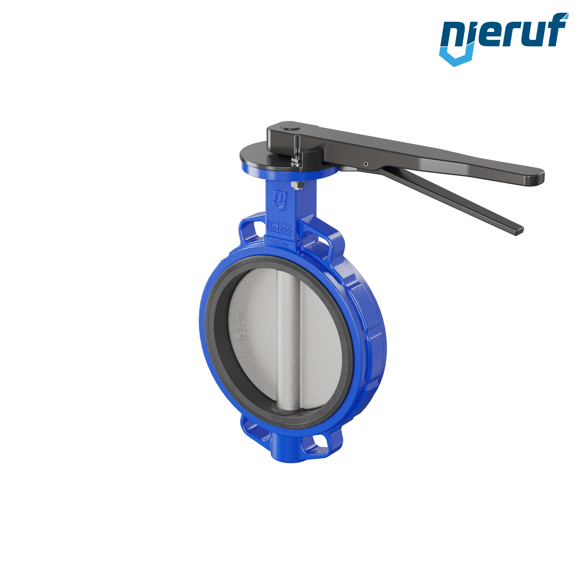valvola a farfalla DN 200 PN16 AK05 NBR leva