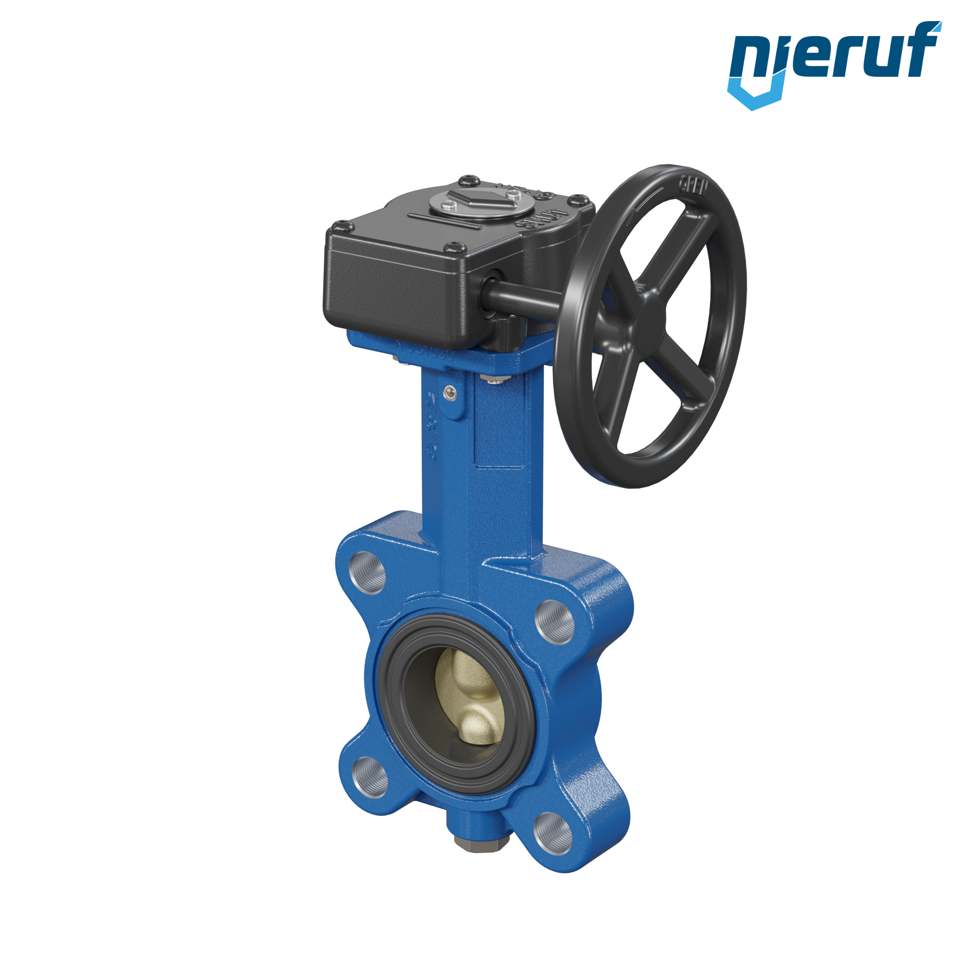 valvola a farfalla per l'acqua di mare DN 40 PN10-PN16 AK16 volantino