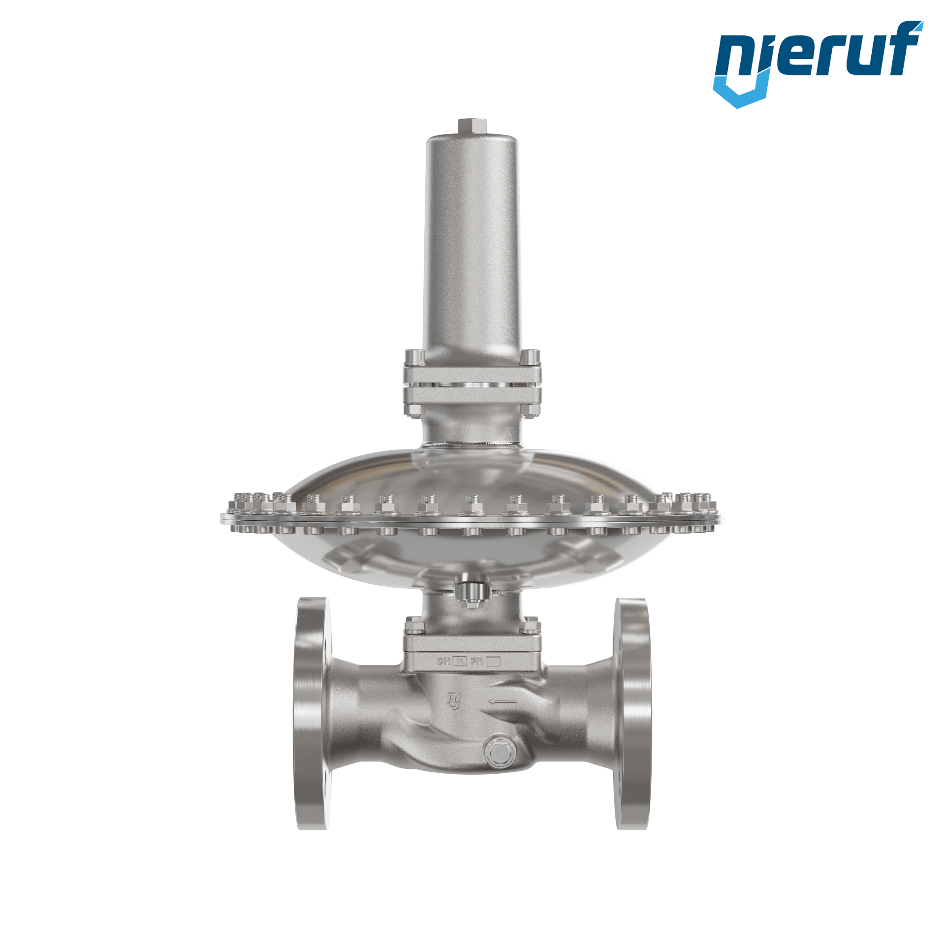 Regolatore in mbar DN50 DM24 flangia ANSI 150 acciaio inossidabile EPDM 150 - 500 mbar