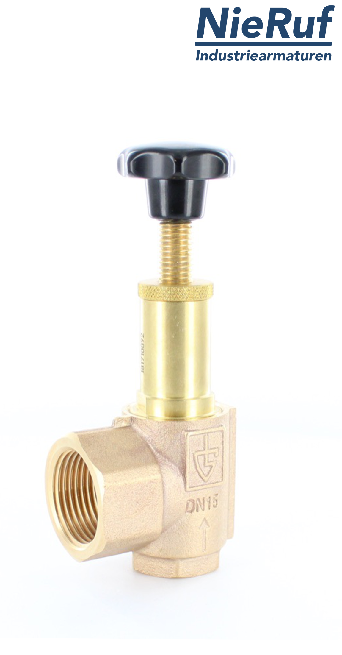déverseur/soupape de décharge en équerre 1" pouce femelle UV14 bronze Rg5 C 25,0 - 50,0 bar