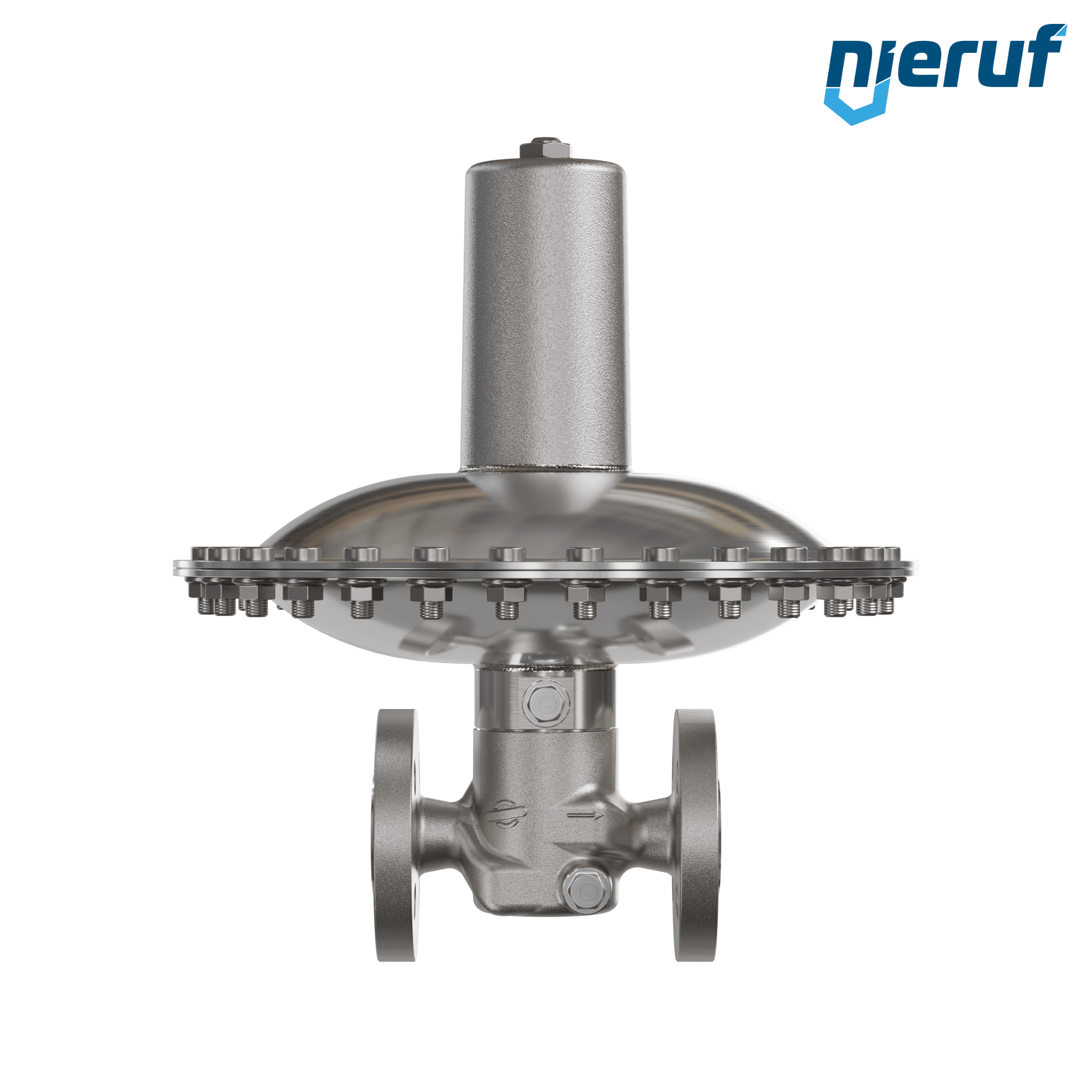 valvola di troppo pieno in millibar flangia DN15 UV18 acciaio inossidabile EPDM / PTFE 50 - 500 mbar
