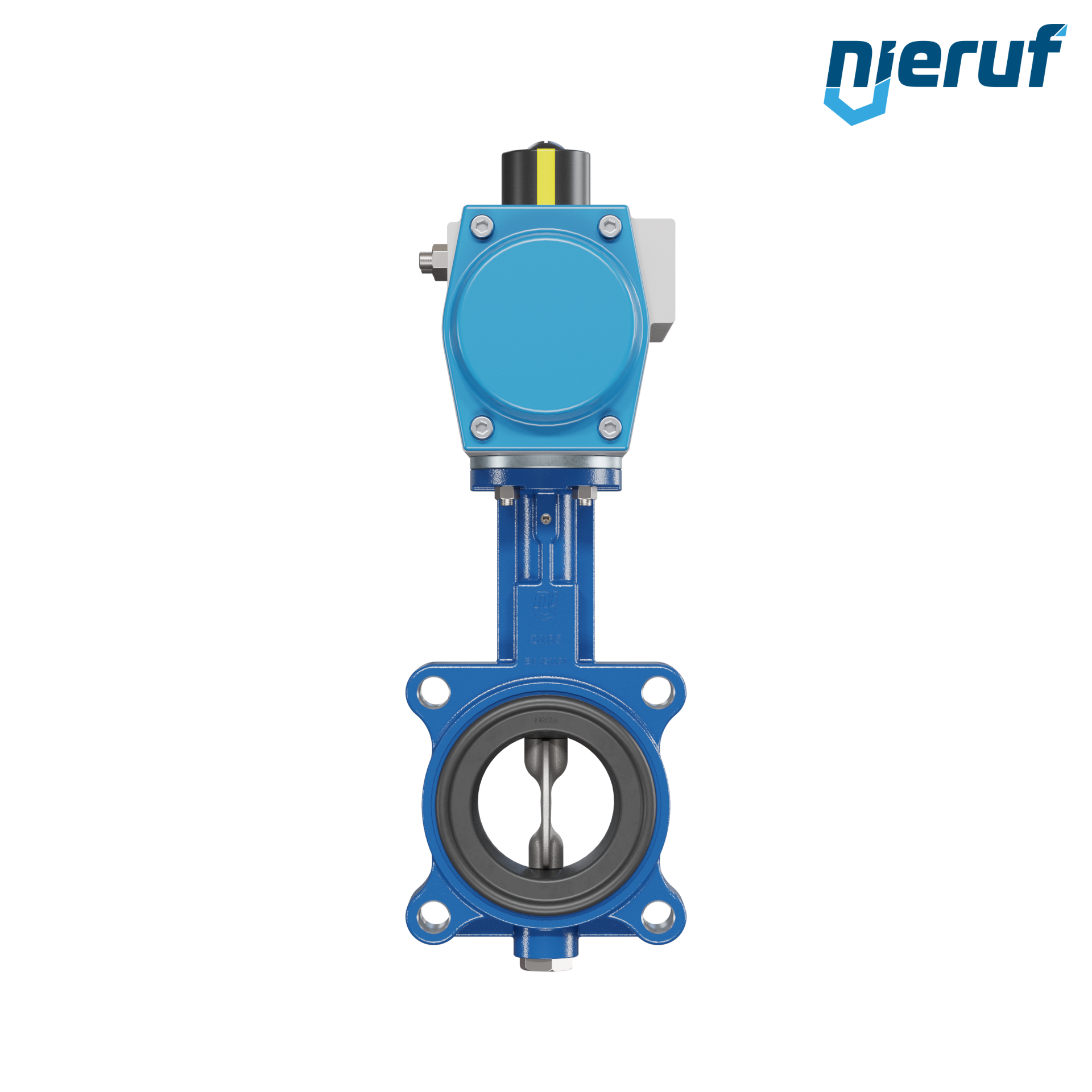 Butterfly valve DN 65 AK02 EPDM high temperature & FDA pneumatic actuator single acting normally open