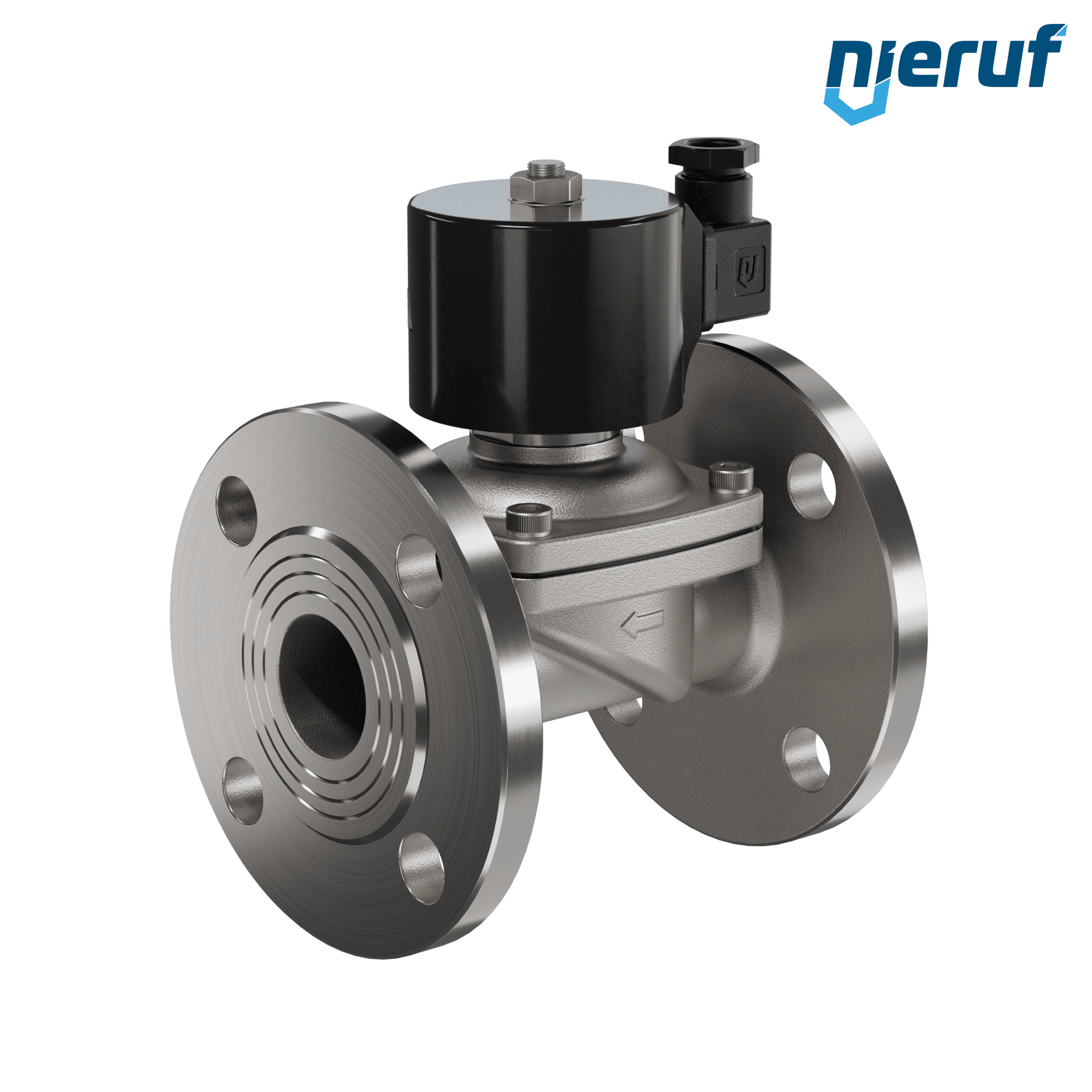 elettrovalvola flangiataDN40 acciaio inossidabile FV01 FKM 24V DC