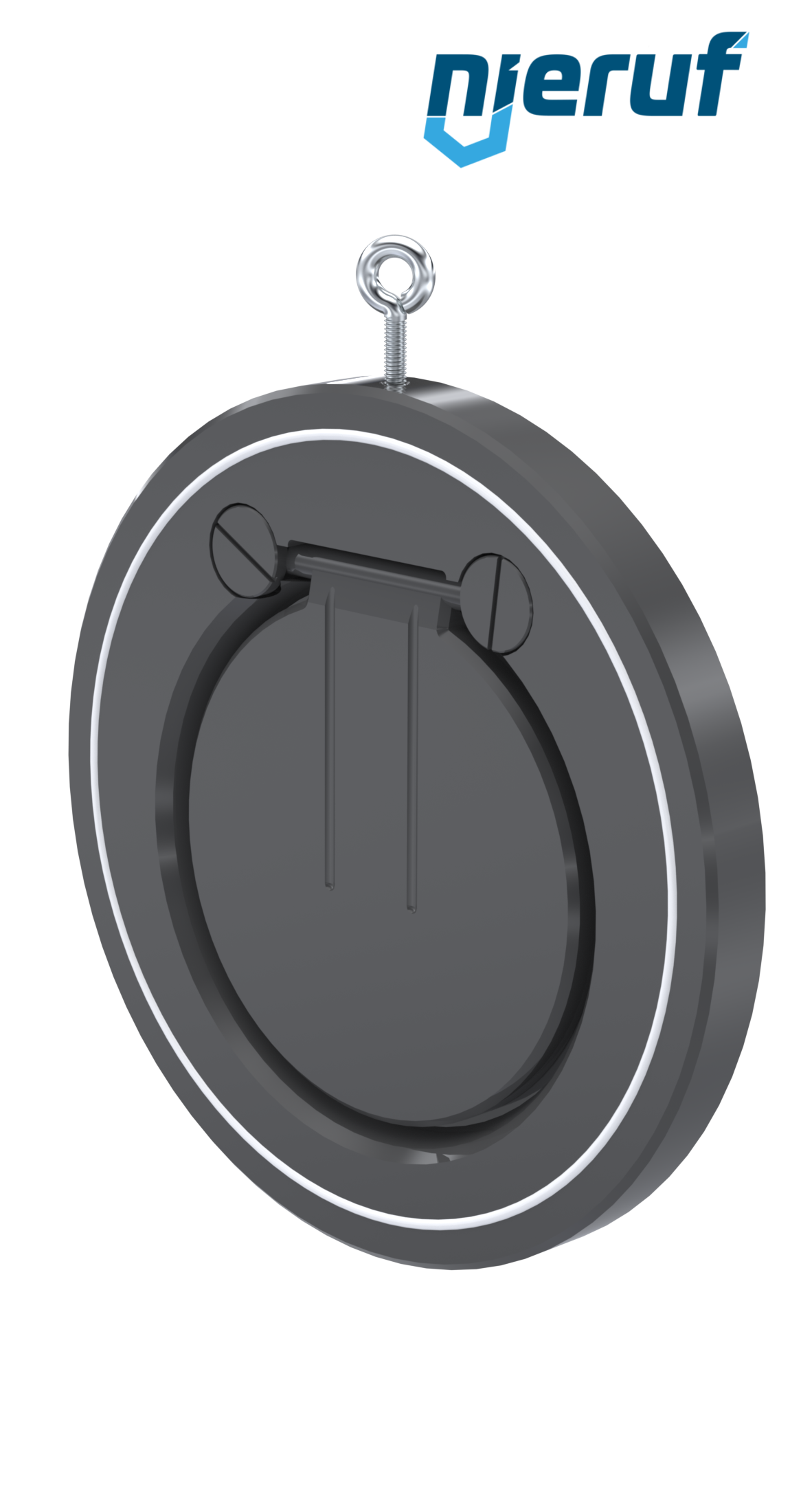 Zwischenflansch-Rückschlagklappe DN150 ZR05 Kunststoff PVC-U PTFE