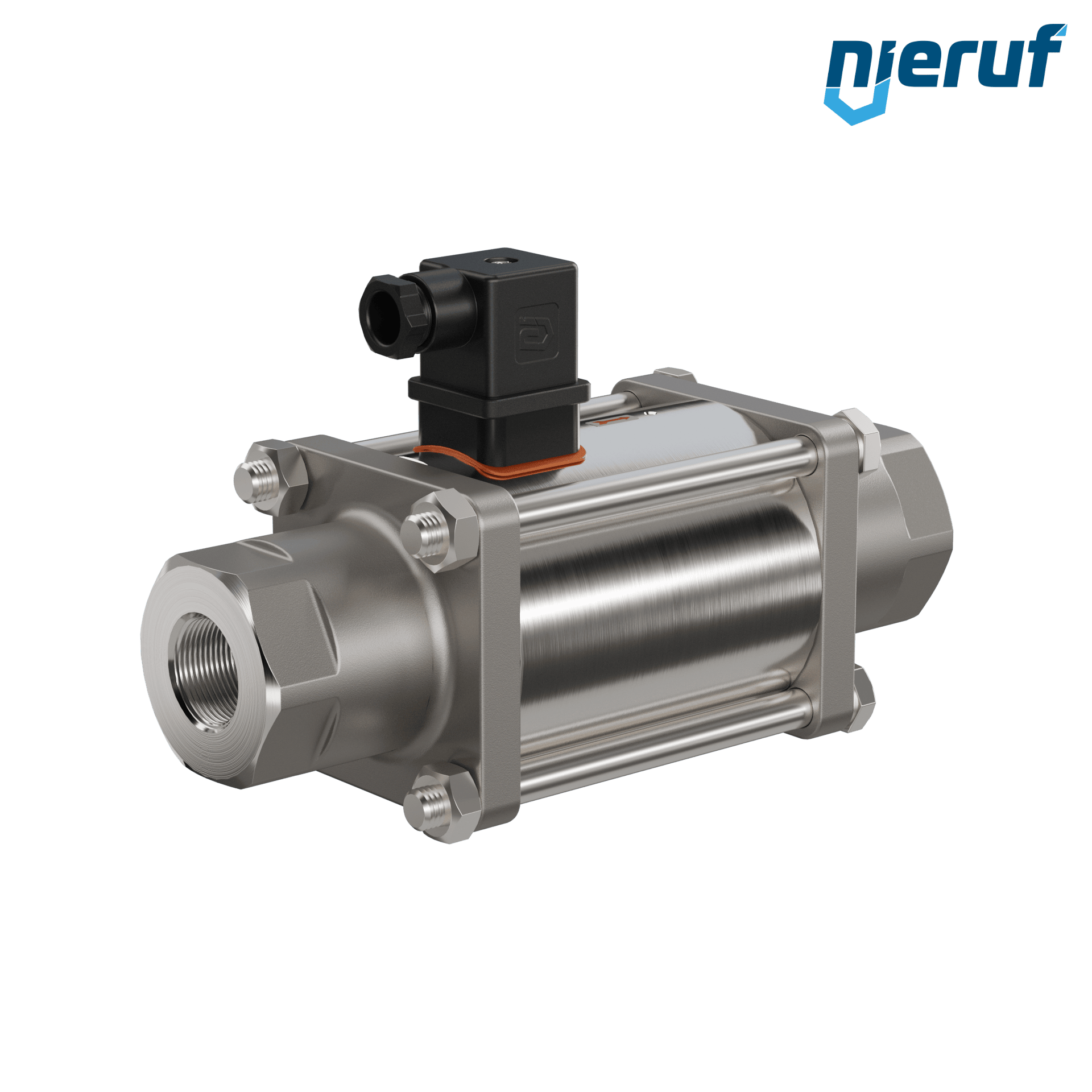 valvola coassiale 3/4" pollici filettatura interna - DN20 acciaio inossidabile 24V DC NO - per applicazione con acqua