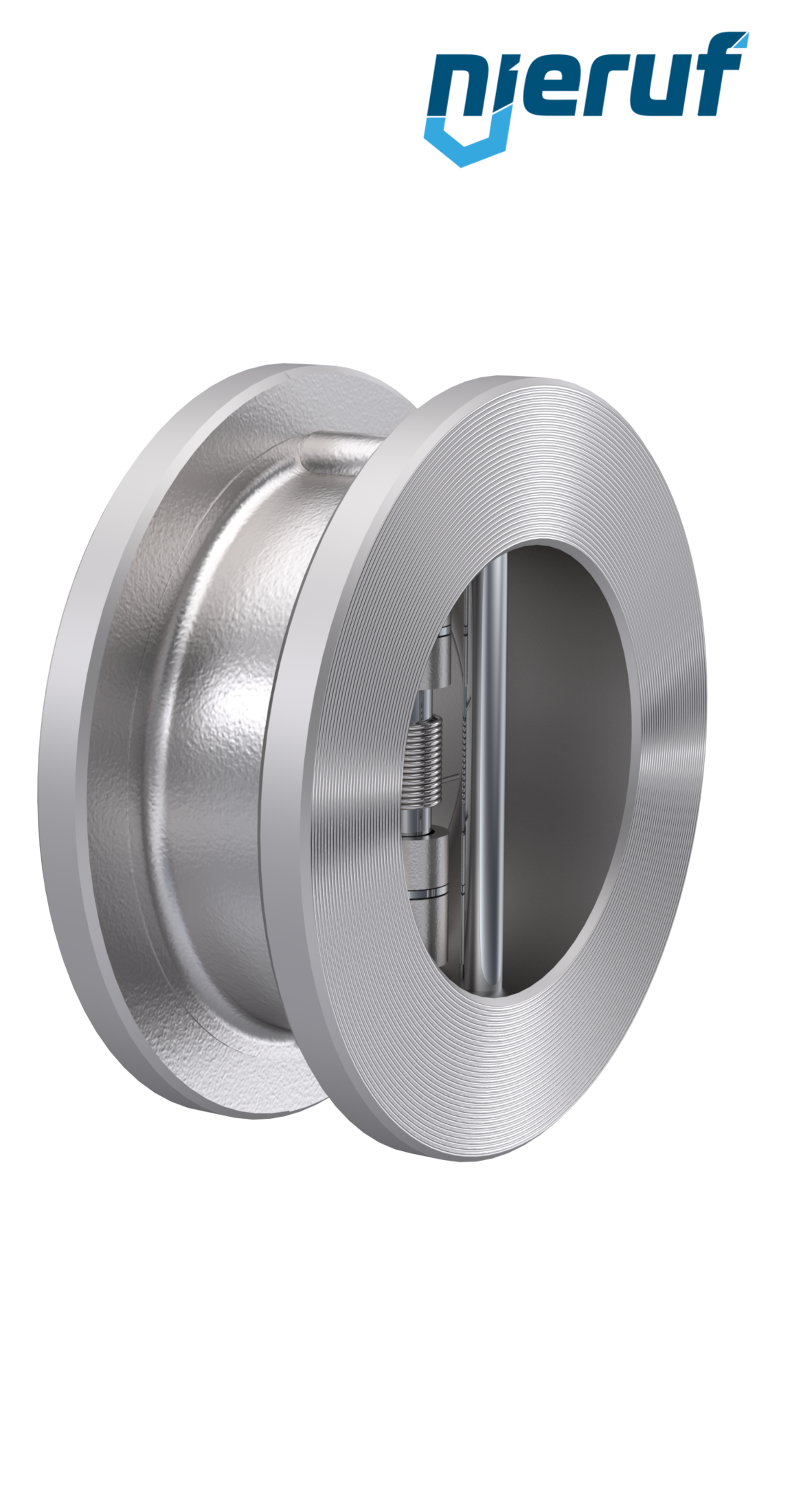 dual plate check valve DN125 DR03 ANSI 150 stainless steel 1.4408 metal