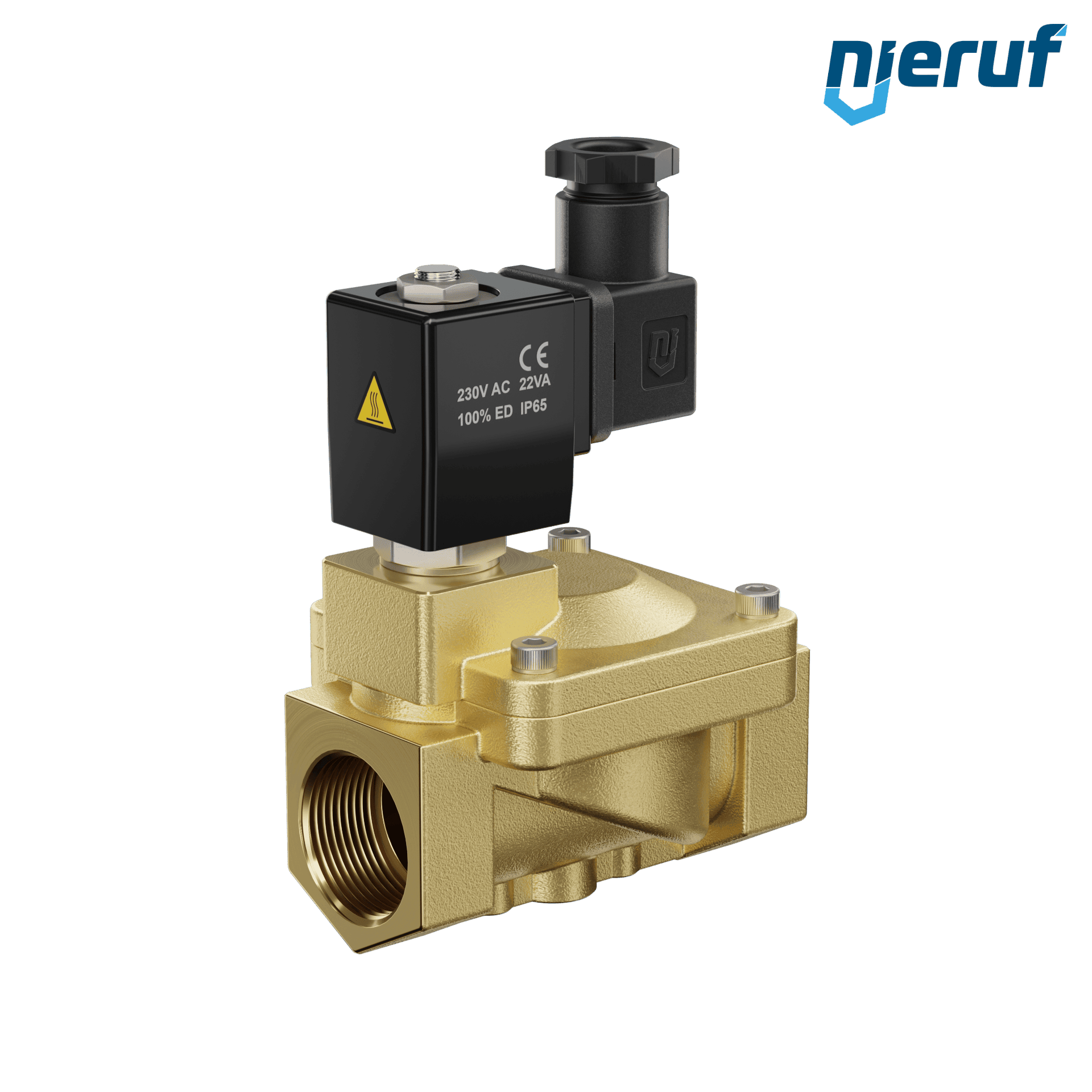 elettrovalvola G 1" pollici ottone MV05 NBR 230V 50Hz