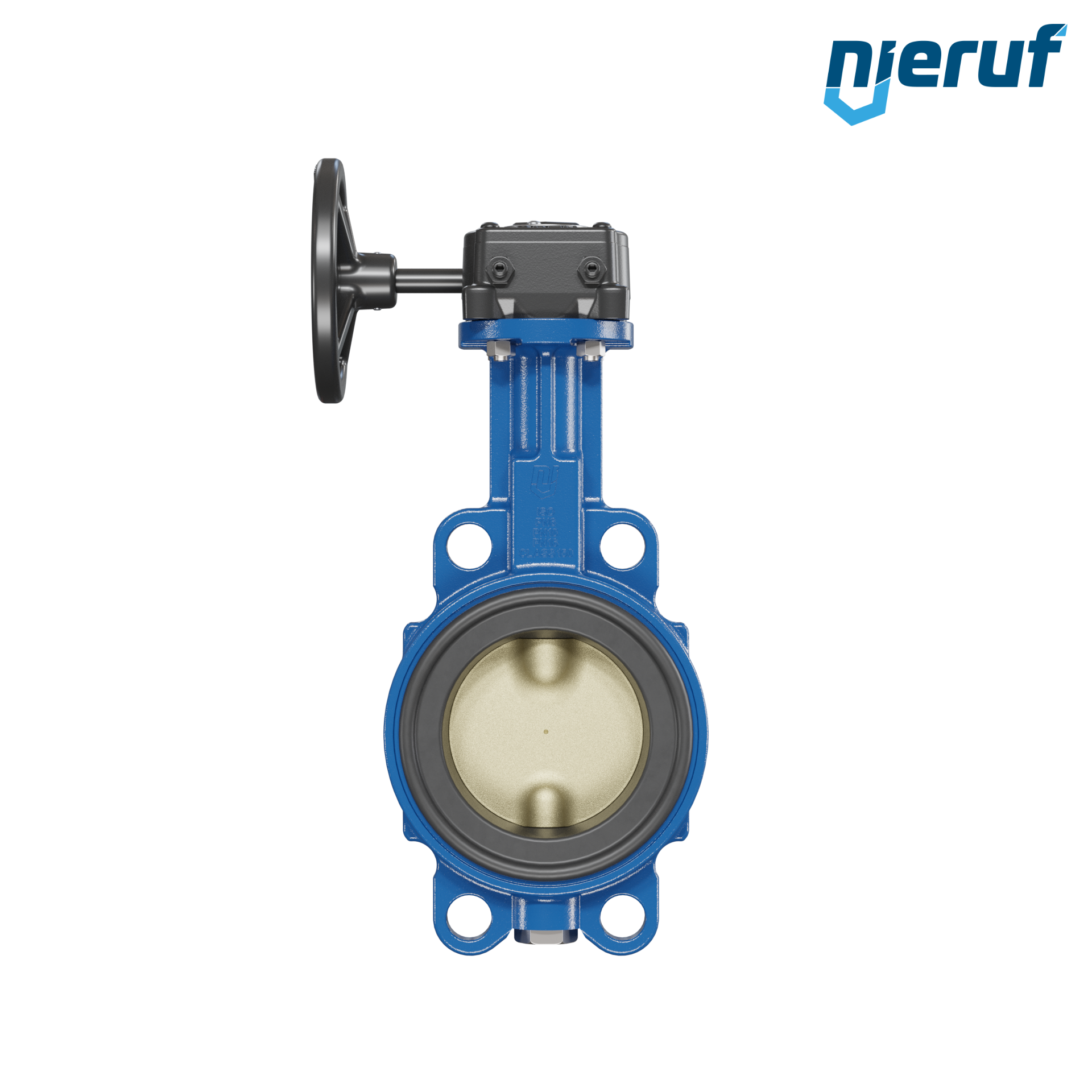 valvola a farfalla per l'acqua di mare DN 80 PN6-PN10-PN16 & ANSI150 AK15 volantino
