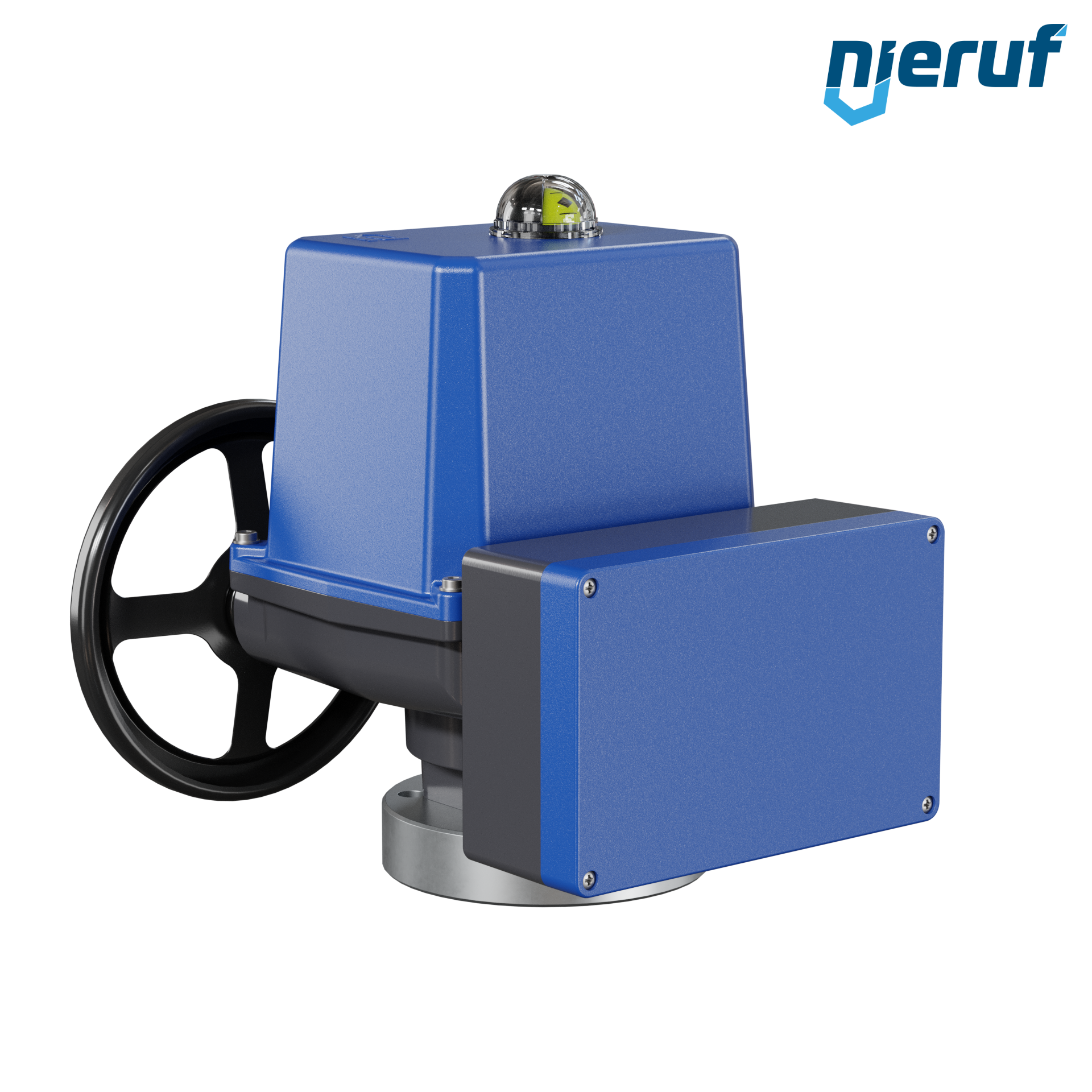 Attuatore elettrico da 1/4 di giro AN03 PSQ1503AMS13 con protezione contro le interruzioni di corrente - 360-575V AC 1500Nm IP67 ISO 5211 F16