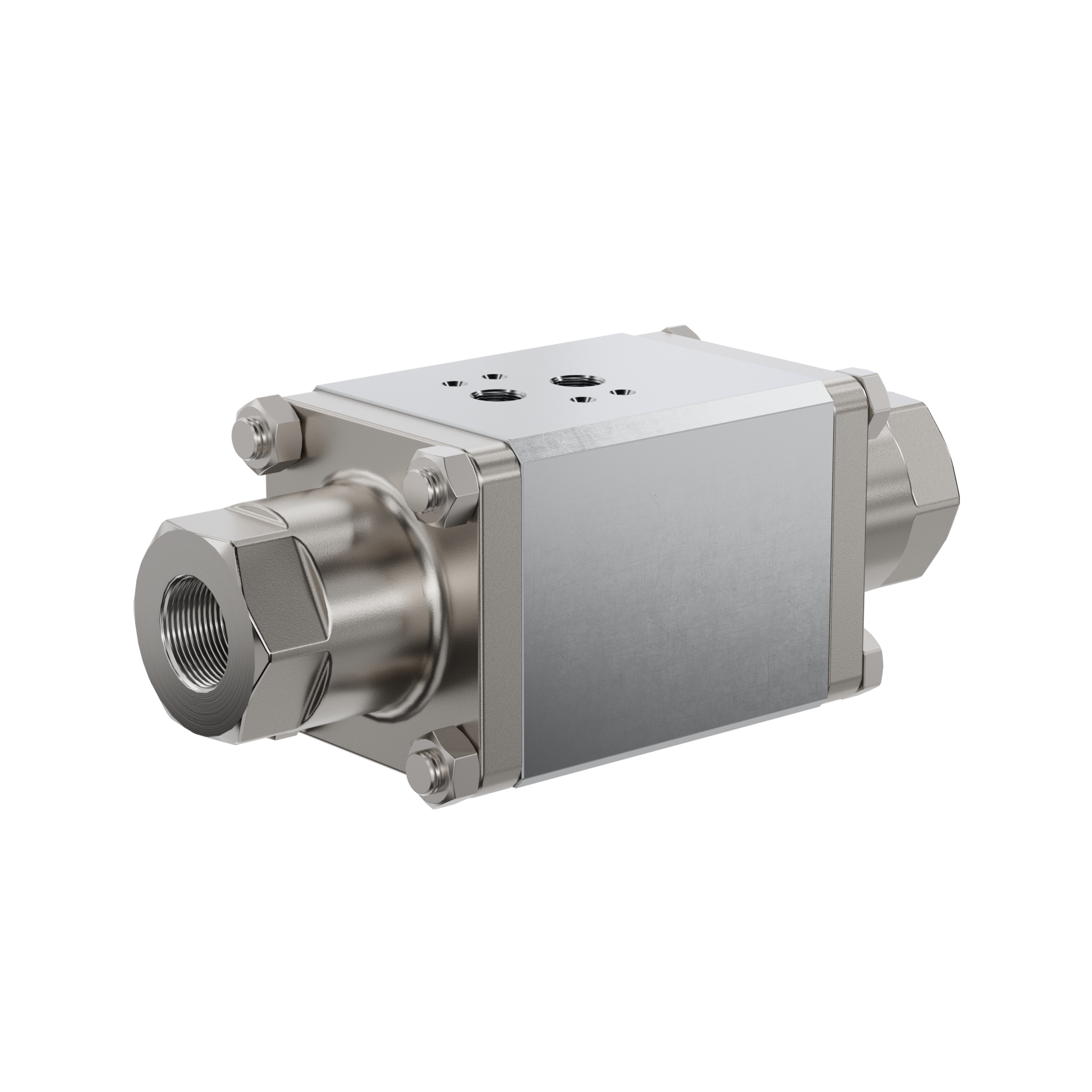 valvola coassiale a 2/2 vie CV05 3/4" pollici filettatura interna - DN20 acciaio inossidabile max. 120 bar NC - per applicazione con acqua