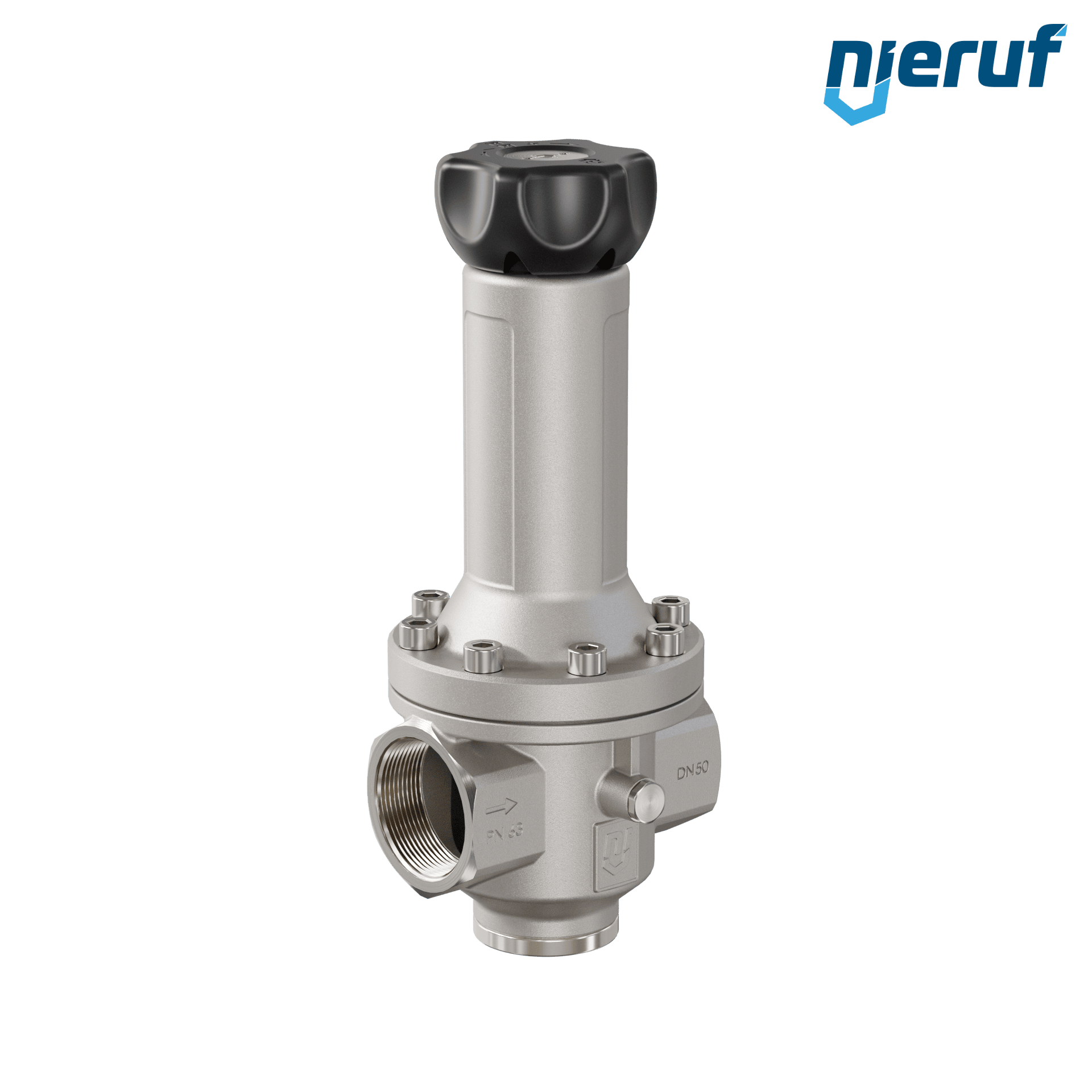 regolatore di pressione di precisione 2" pollici DM15 acciaio inossidabile FKM 0.5 - 15.0 bar