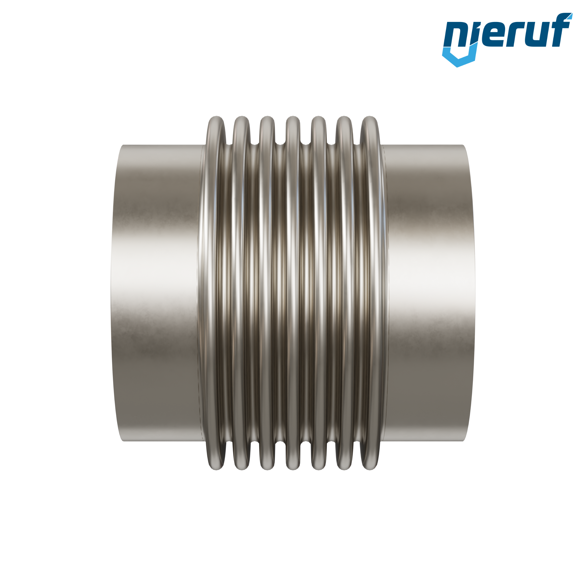Giunto di dilatazione assiale DN200 - 219,1mm versione KP05 estremità a saldare in acciaio inox e manicotto in acciaio inox