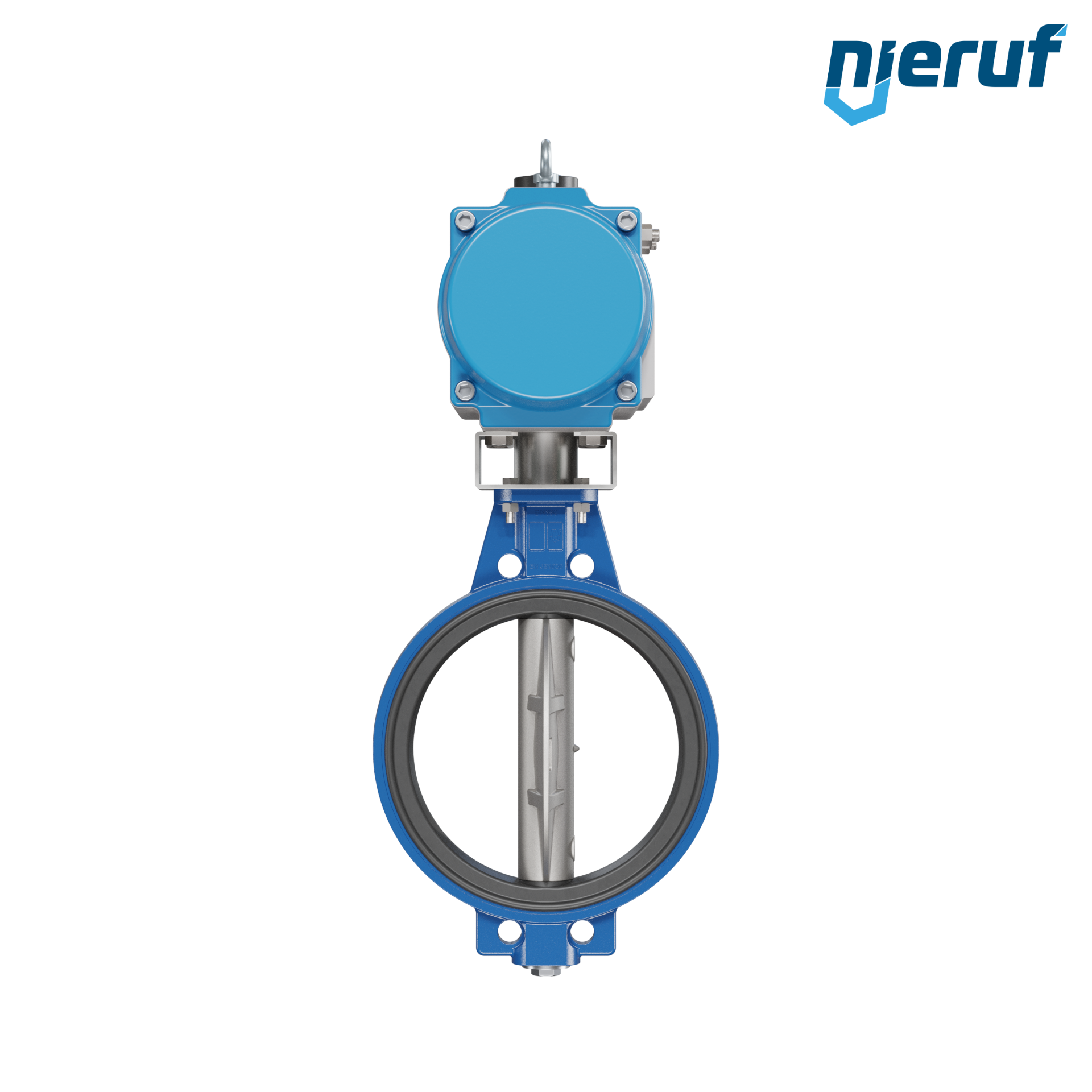 Butterfly valve DN 350 AK01 EPDM DVGW drinking water, WRAS, ACS, W270 pneumatic actuator single acting normally open