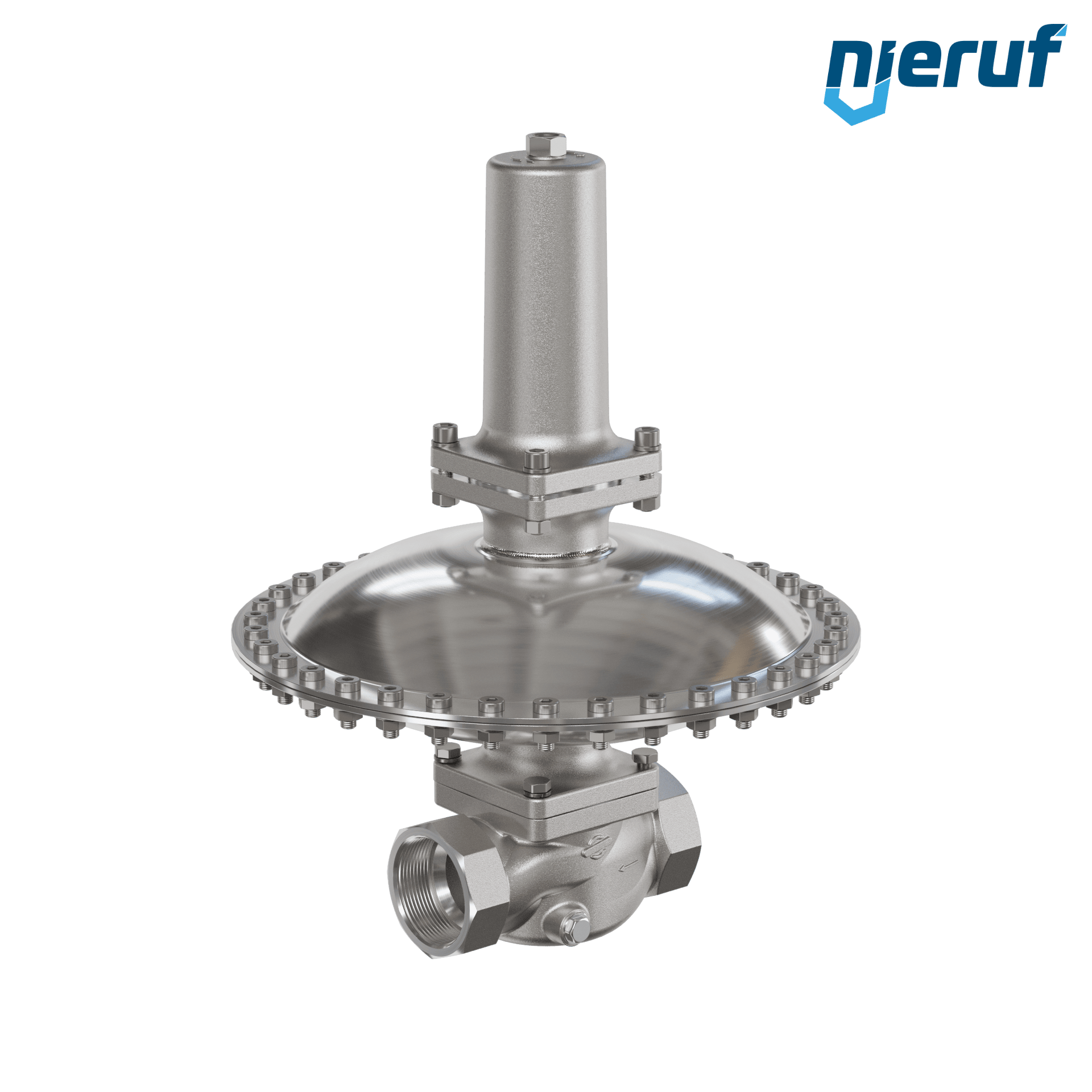 valvola di troppo pieno in millibar 2" pollici filettat. int NPT UV18 acciaio inossidabile EPDM / PTFE 50 - 500 mbar