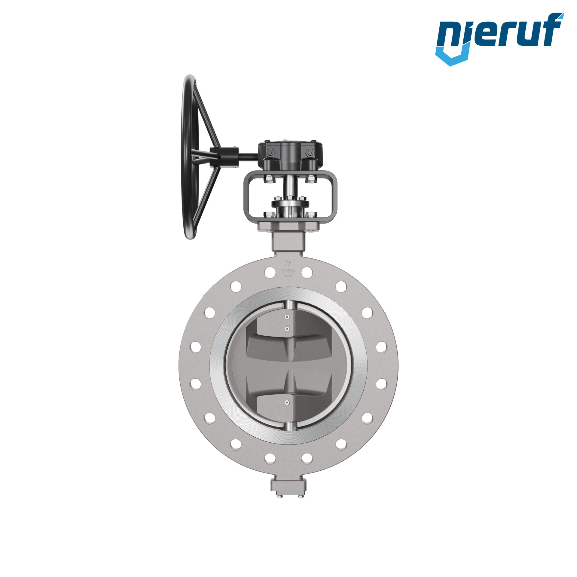 valvola a farfalla triplo eccentrico acciaio inox AK14 DN 300 ANSI150 volantino